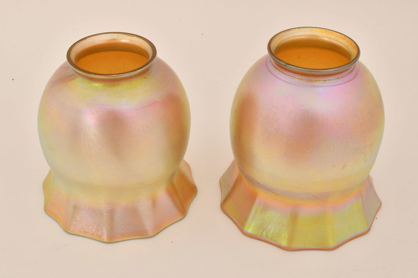 Tiffany Studios Double Student Lamp - 7