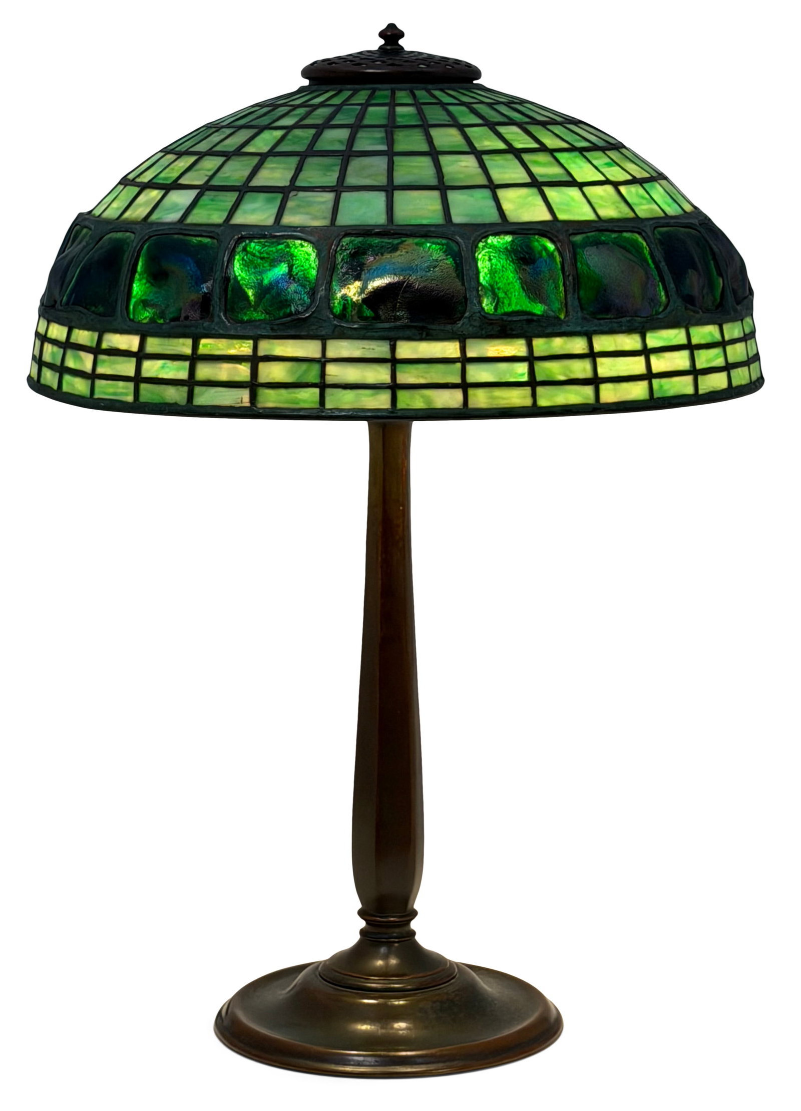 Tiffany Studios "Turtle-Back" Table Lamp (1 of 9)