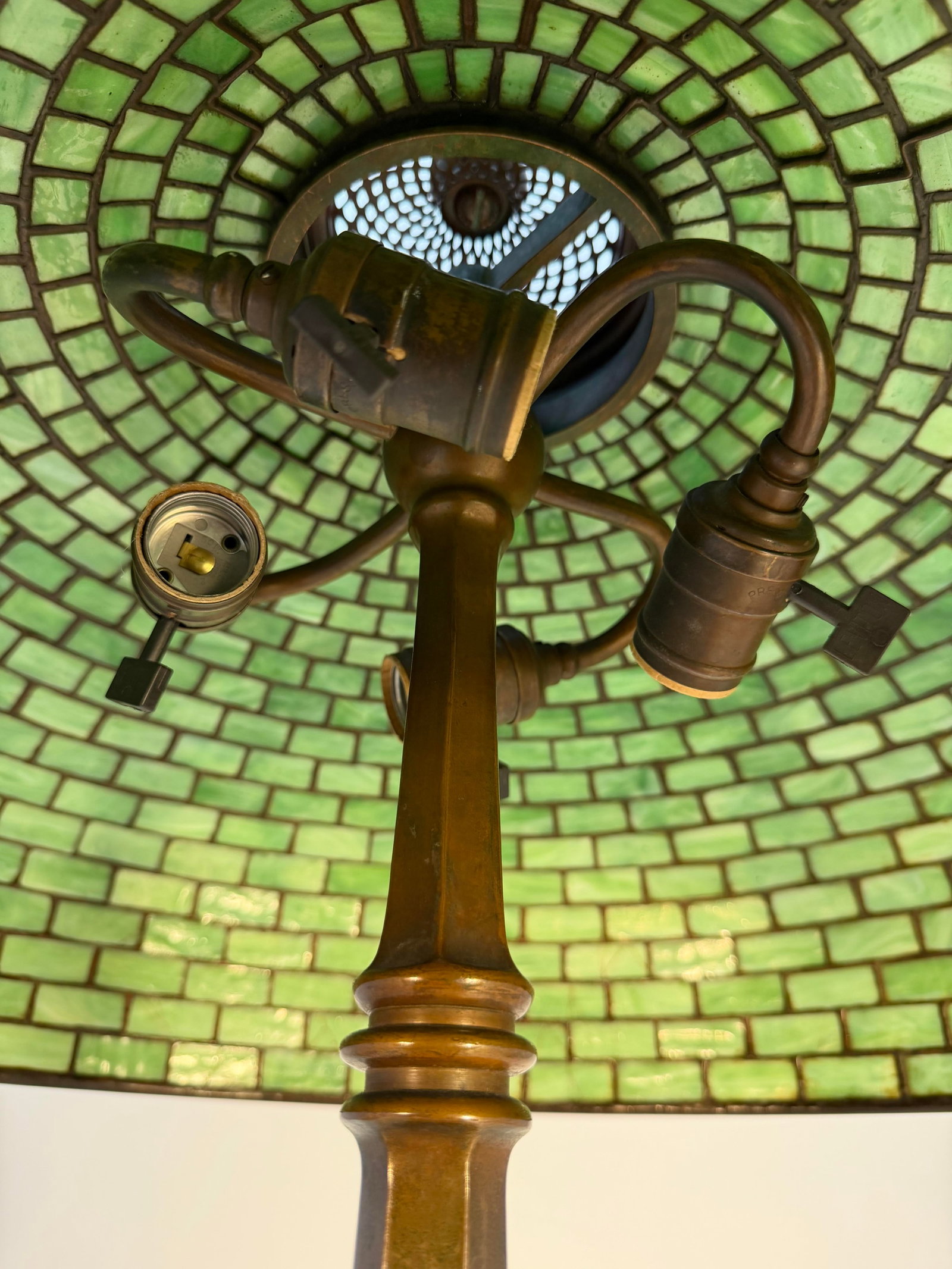 Tiffany Studios "Geometric" Table Lamp - 4