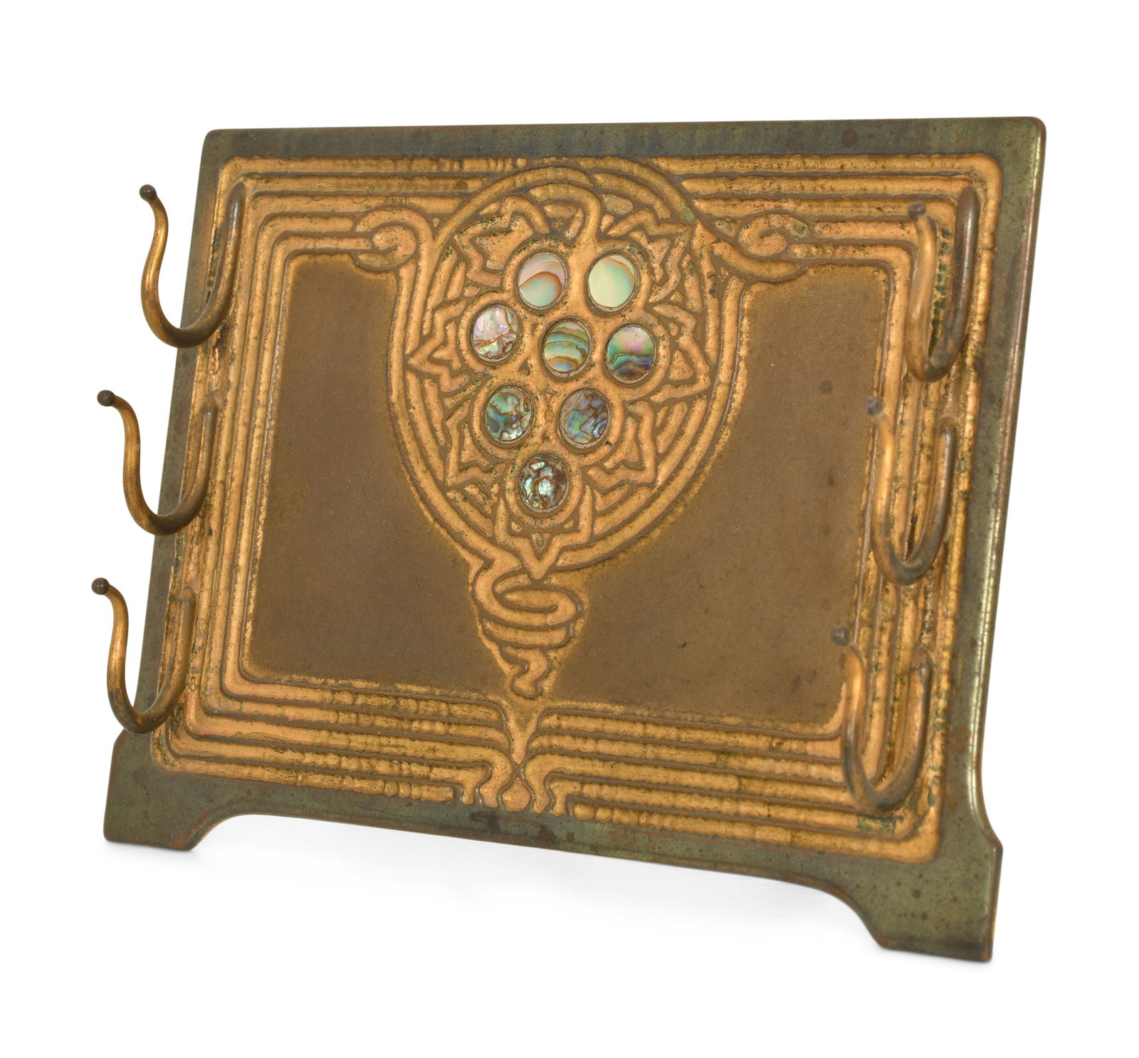 Tiffany Studios "Abalone" Pen Rack (1 of 6)
