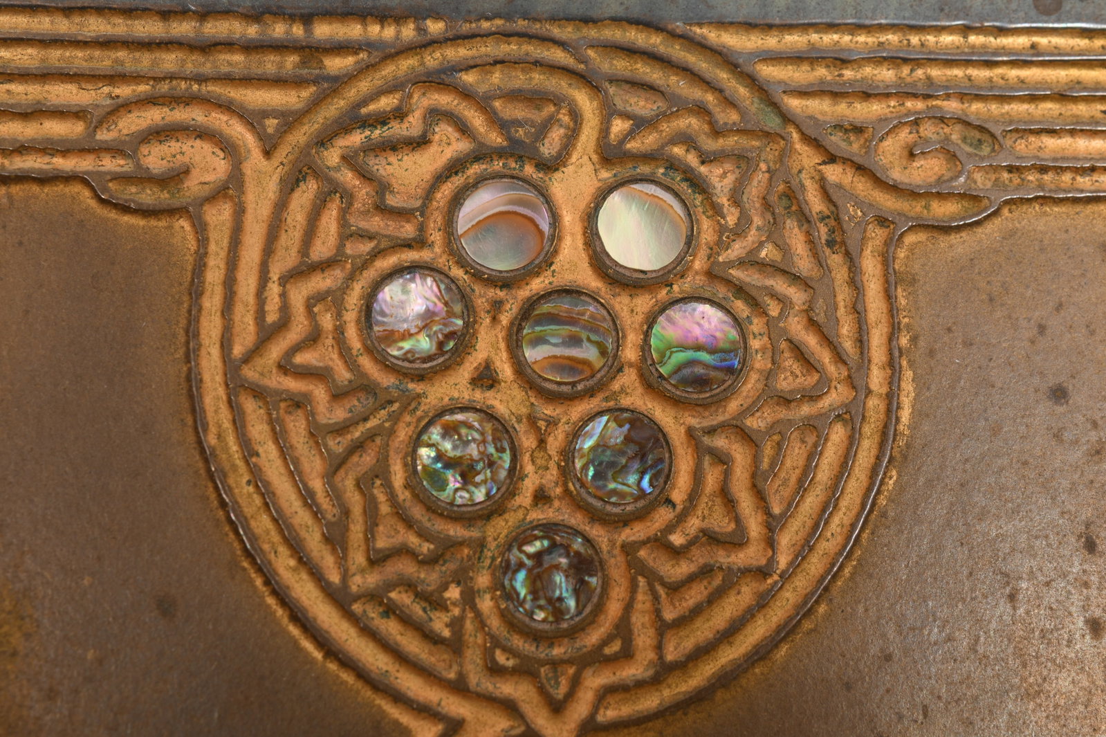 Tiffany Studios "Abalone" Pen Rack - 4