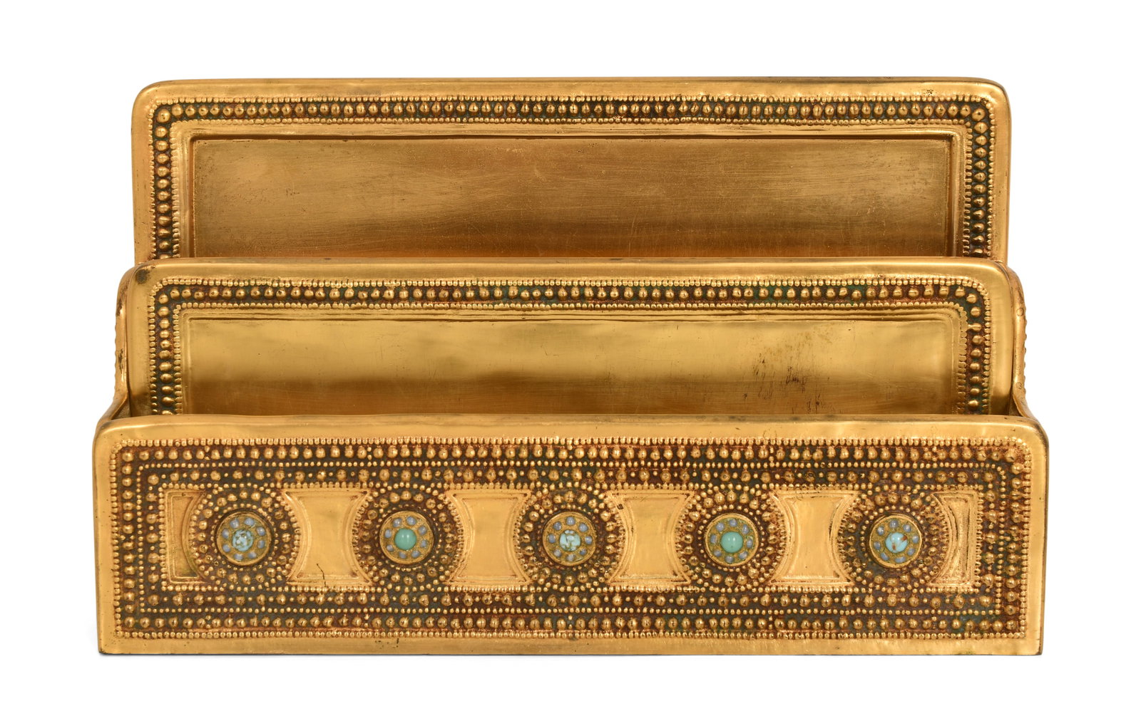 Tiffany Studios "Byzantine" Letter Rack (1 of 1)