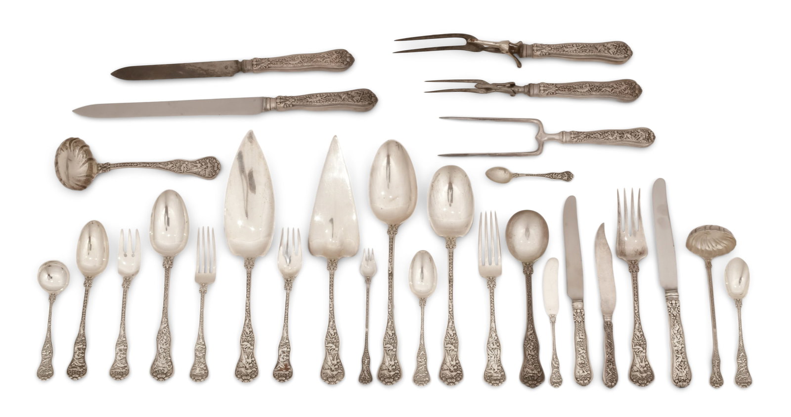 Tiffany & Co. "Olympian" Sterling Silver Flatware Set, 205 Pieces (1 of 1)