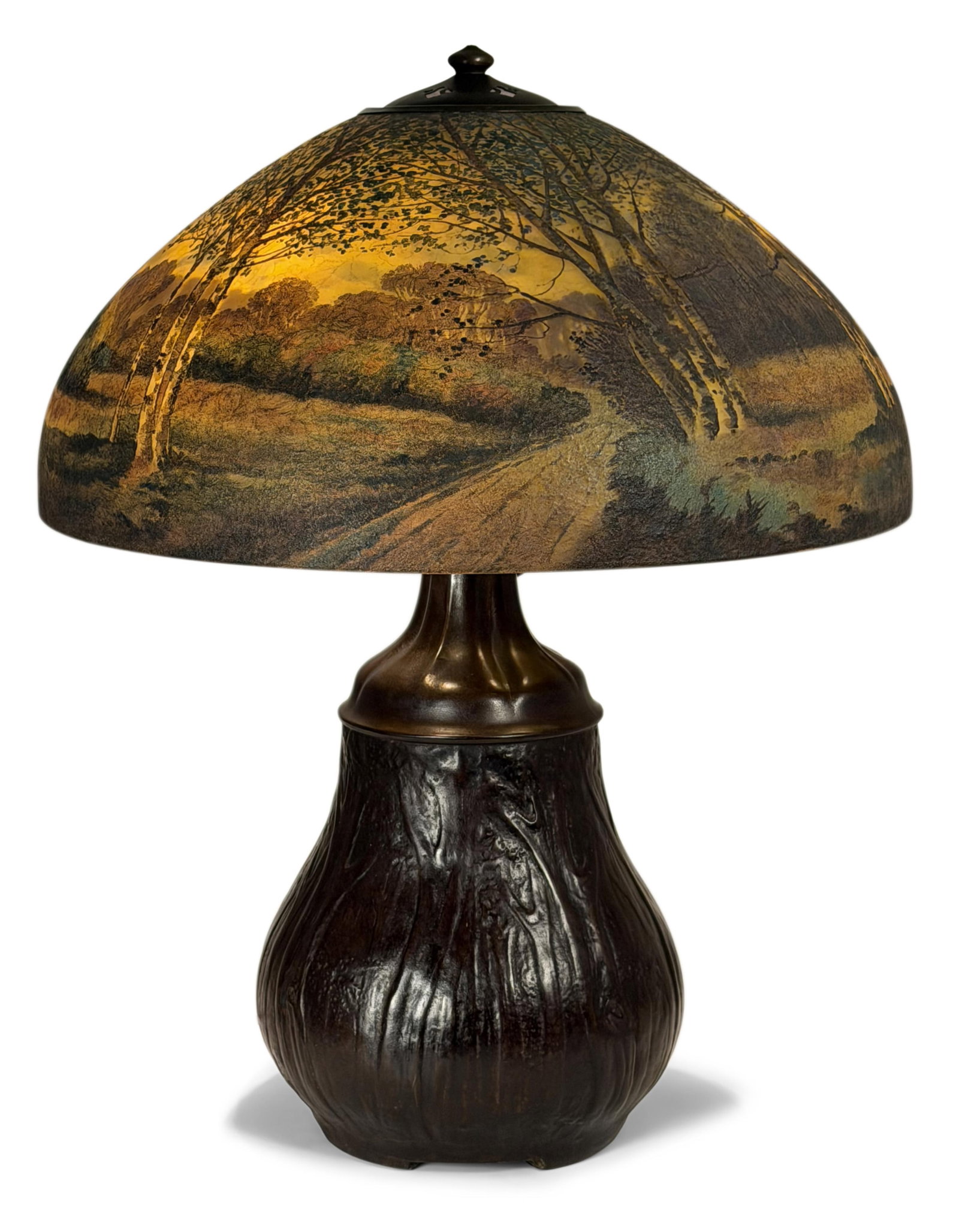Handel Scenic Table Lamp, Decorated by John Bailey (1 of 1)