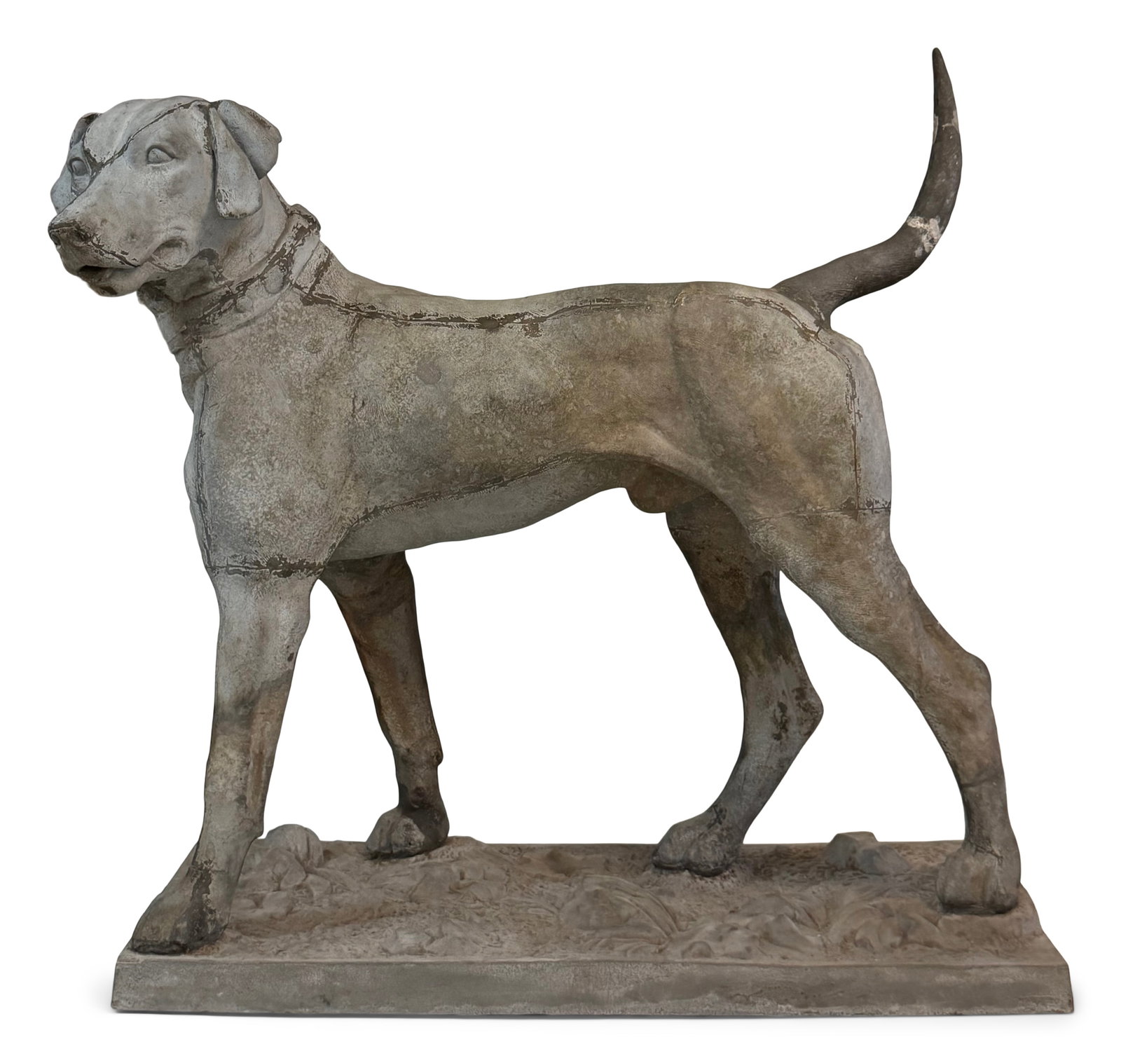 J.W. Fiske & Co. (1870-1893), A Rare & Monumental Figure of a Dog (1 of 10)