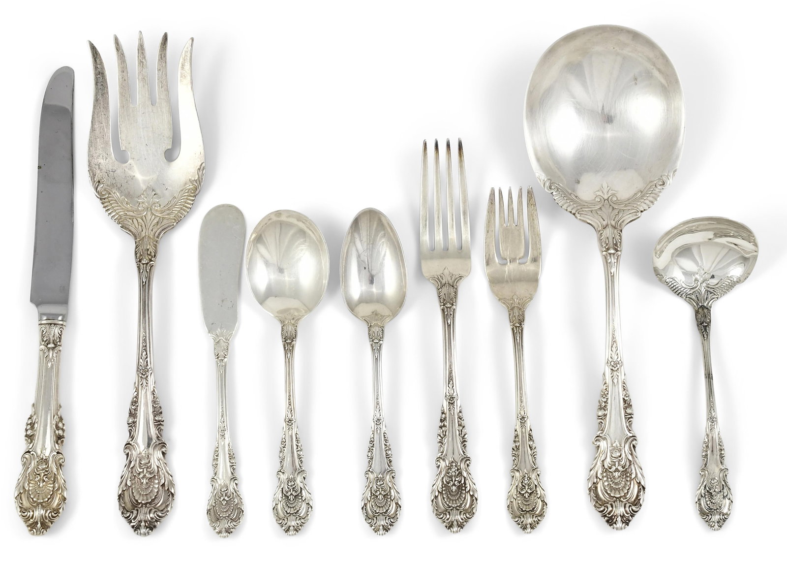 Wallace "Sir Christopher" Sterling Silver Flatware Set, 91 Pieces (1 of 1)
