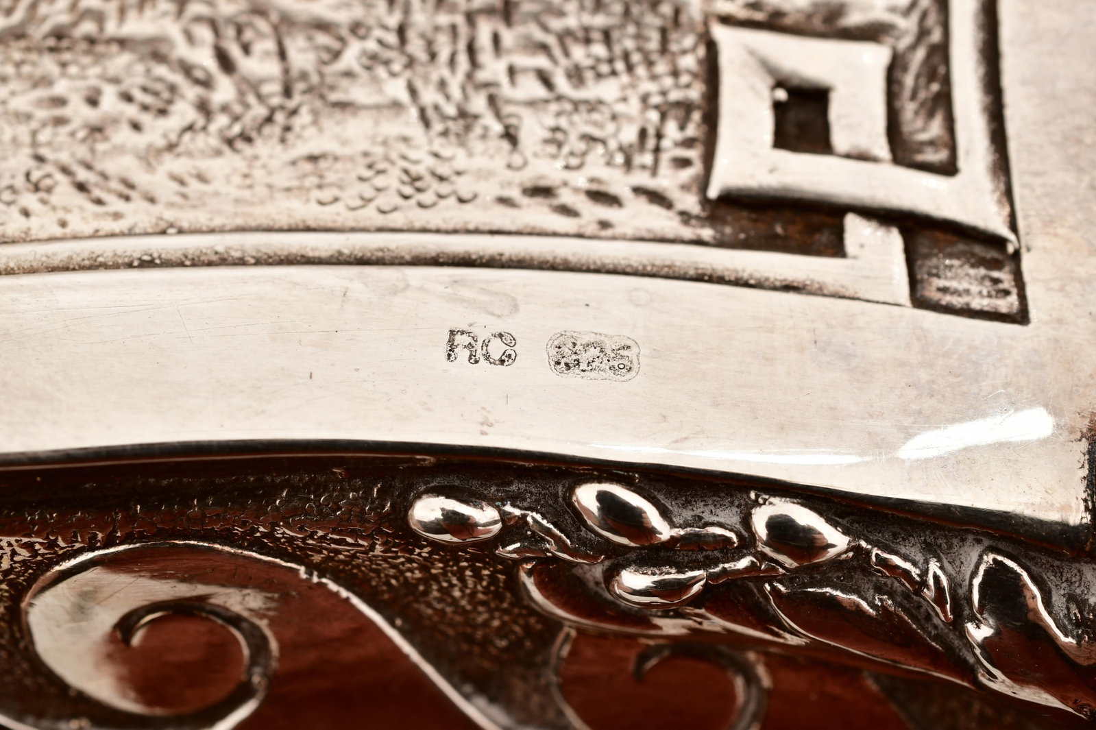 Continental Sterling Silver Repousse Box - 7