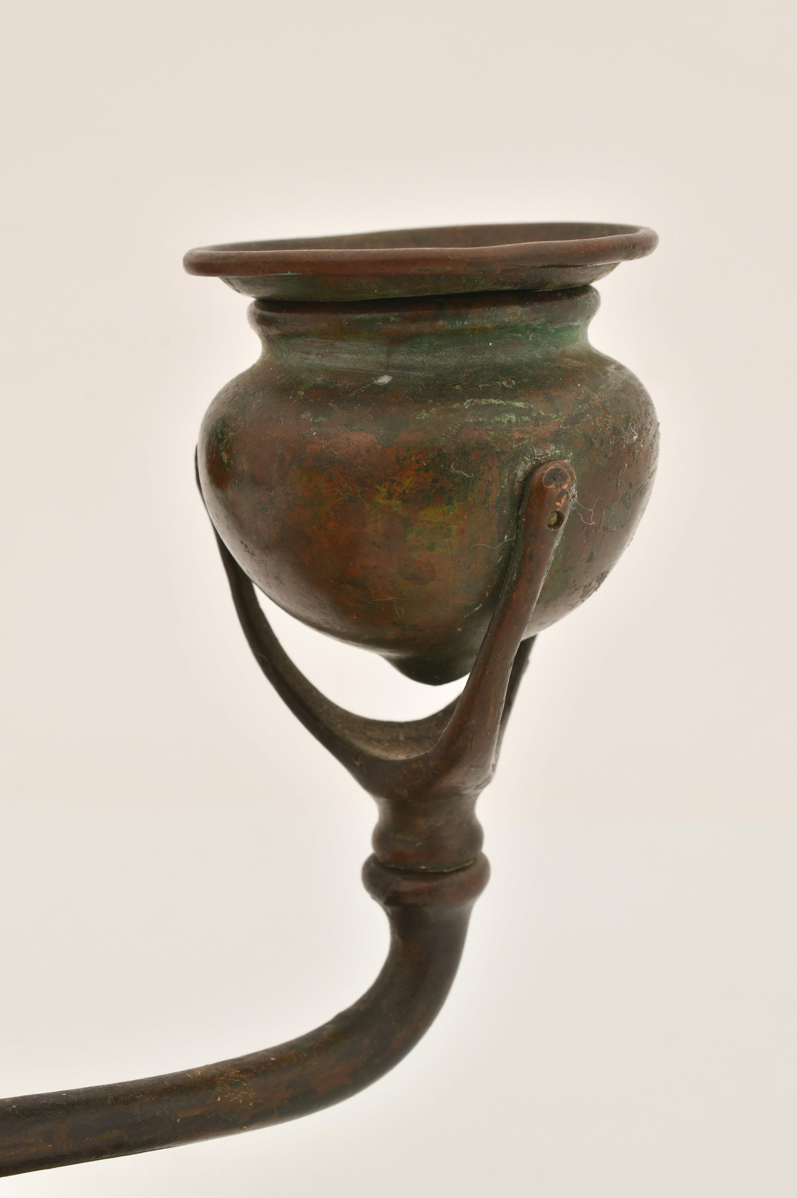 Tiffany Studios "Fleur de Lis" Double Candlestick - 6