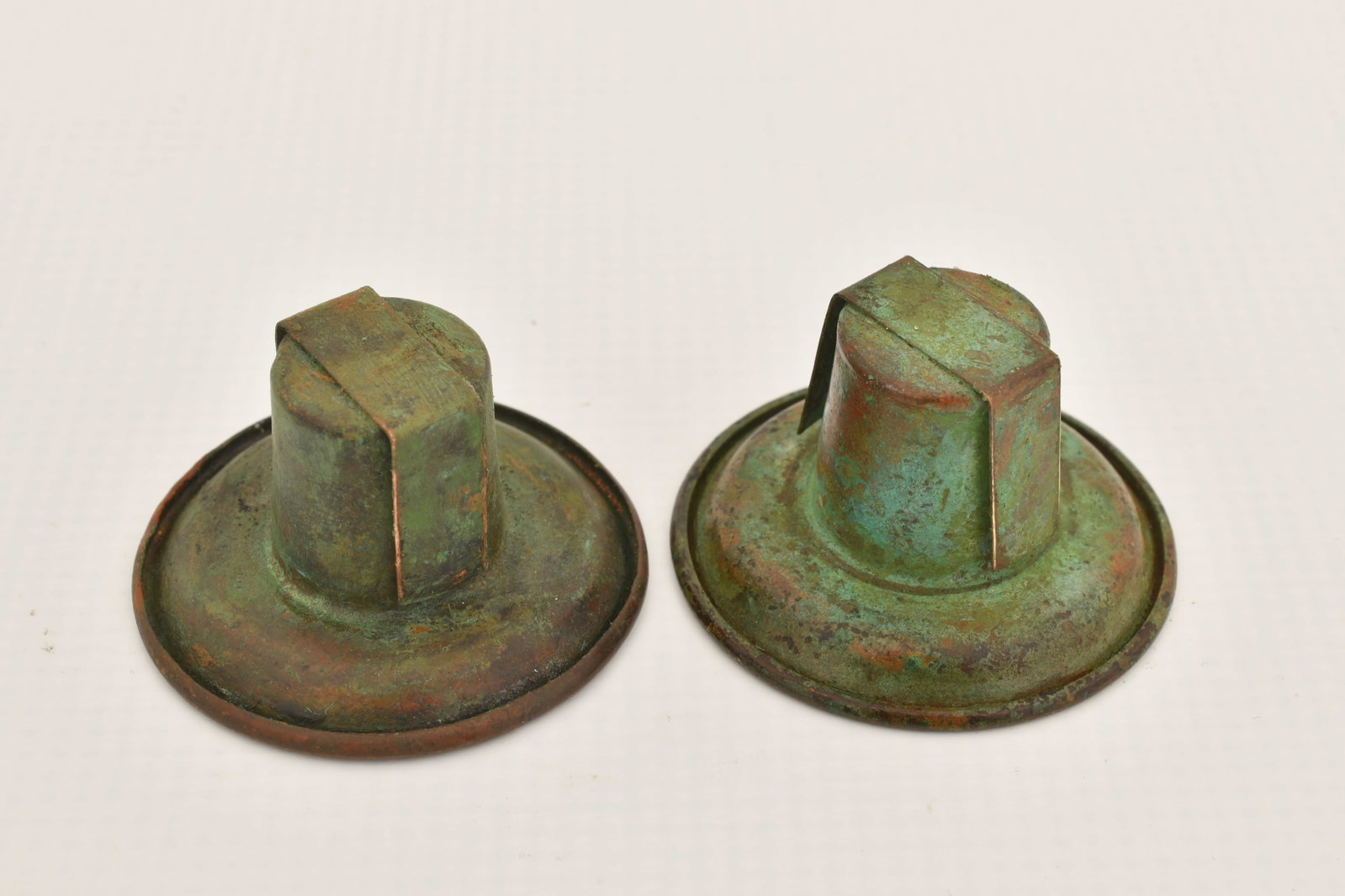 Tiffany Studios "Fleur de Lis" Double Candlestick - 8
