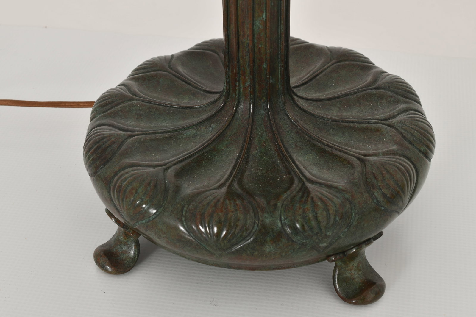 Tiffany Studios "Chased Pod" Table Lamp Base - 2