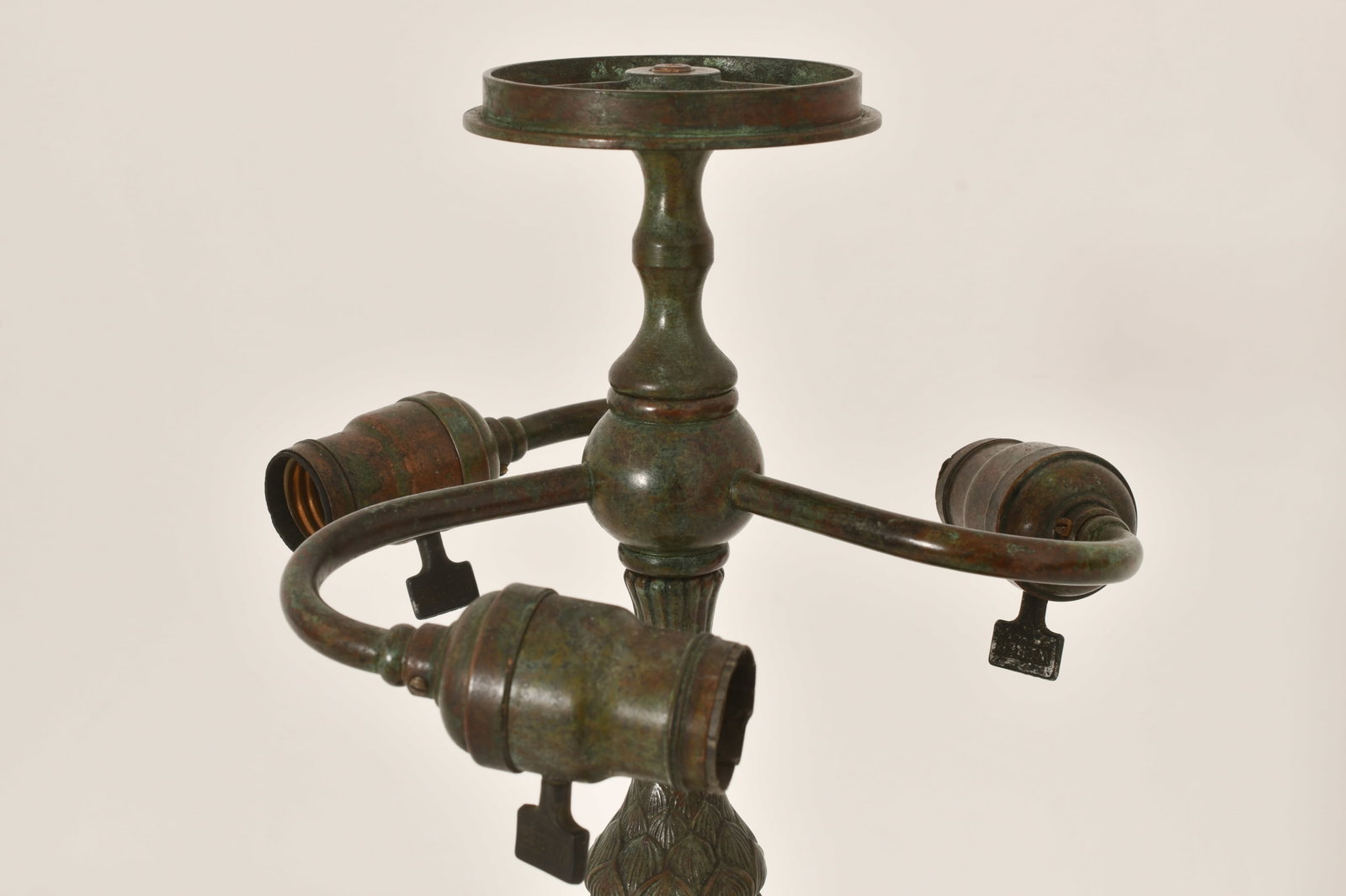 Tiffany Studios "Chased Pod" Table Lamp Base - 3