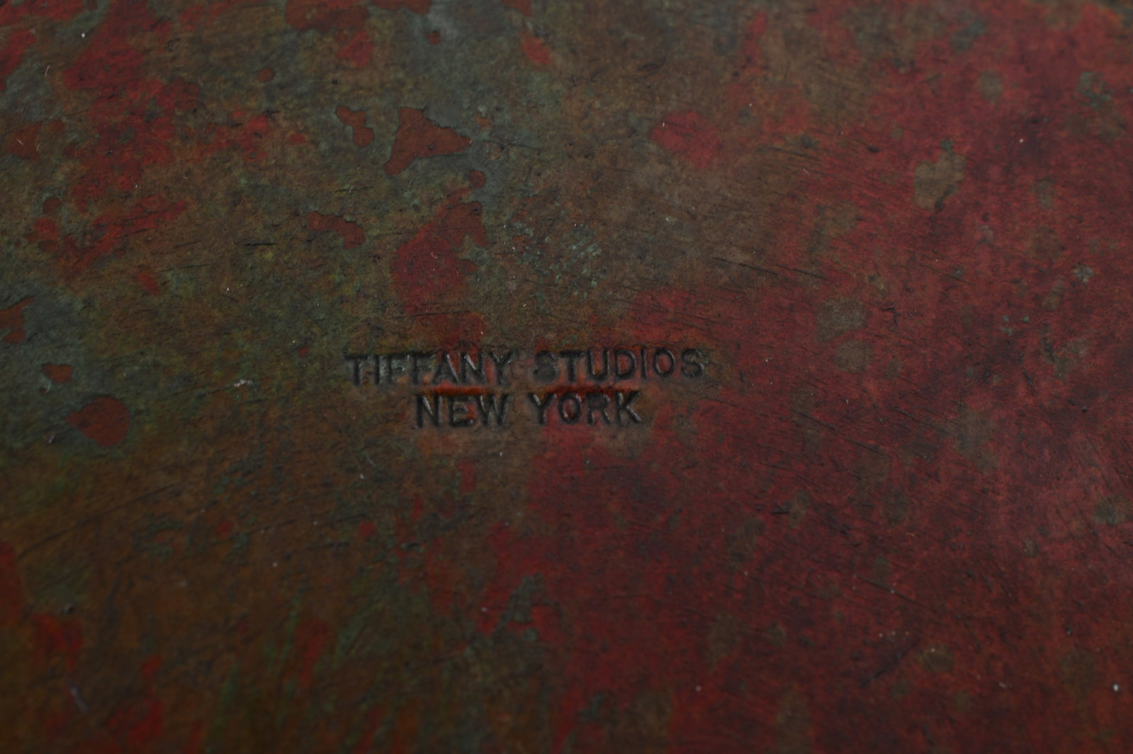 Tiffany Studios "Chased Pod" Table Lamp Base - 5