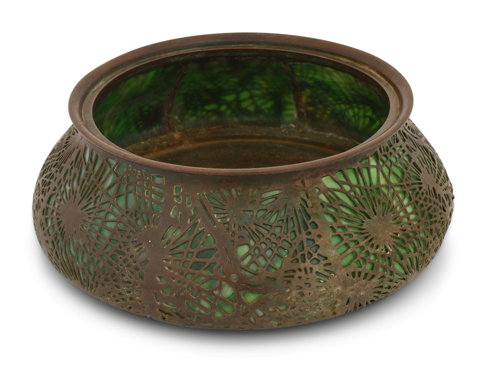 Tiffany Studios "Pine Needle" Planter - 2
