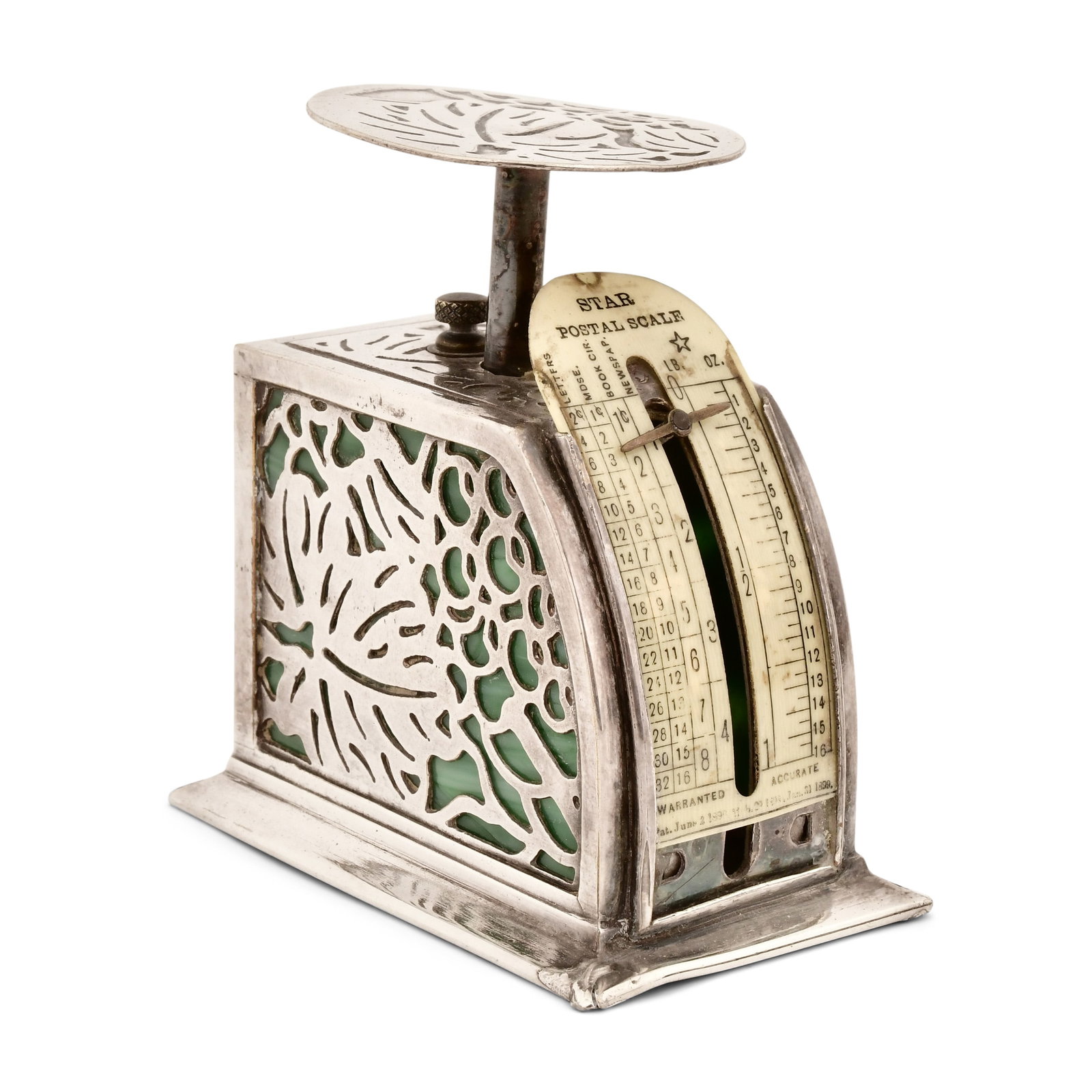 Tiffany Studios "Grapevine" Postage Scale - 2