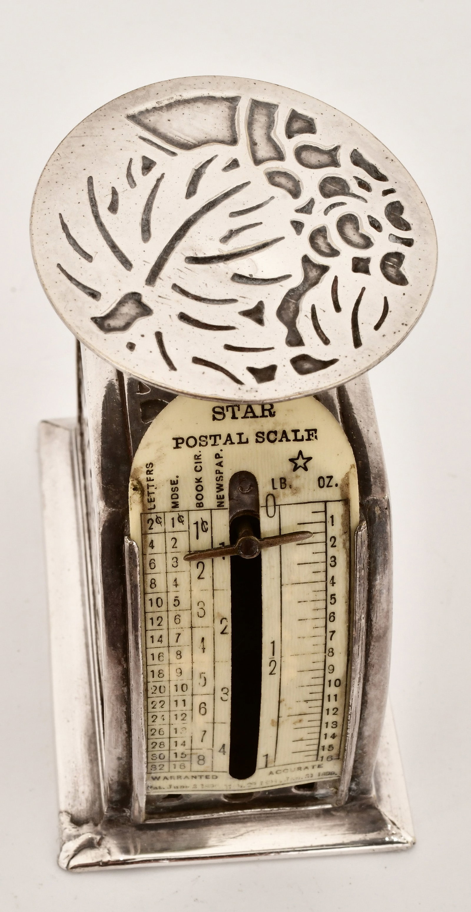 Tiffany Studios "Grapevine" Postage Scale - 4