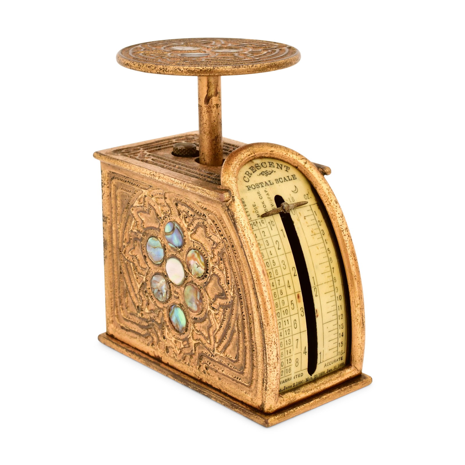 Tiffany Studios "Abalone" Postage Scale (1 of 1)