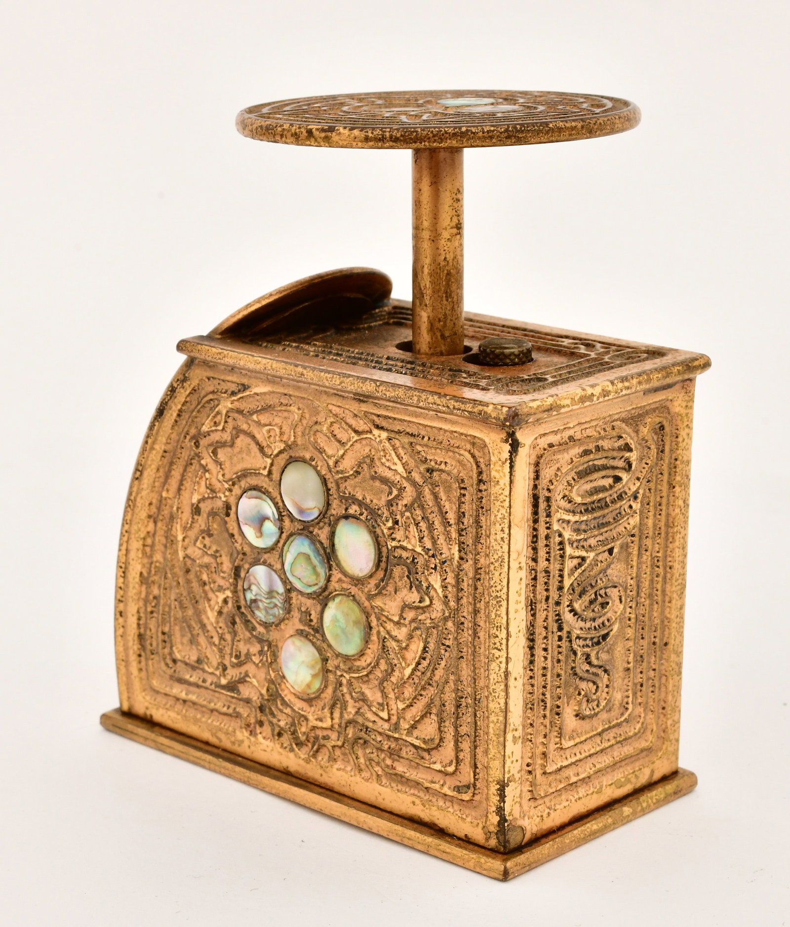 Tiffany Studios "Abalone" Postage Scale - 4