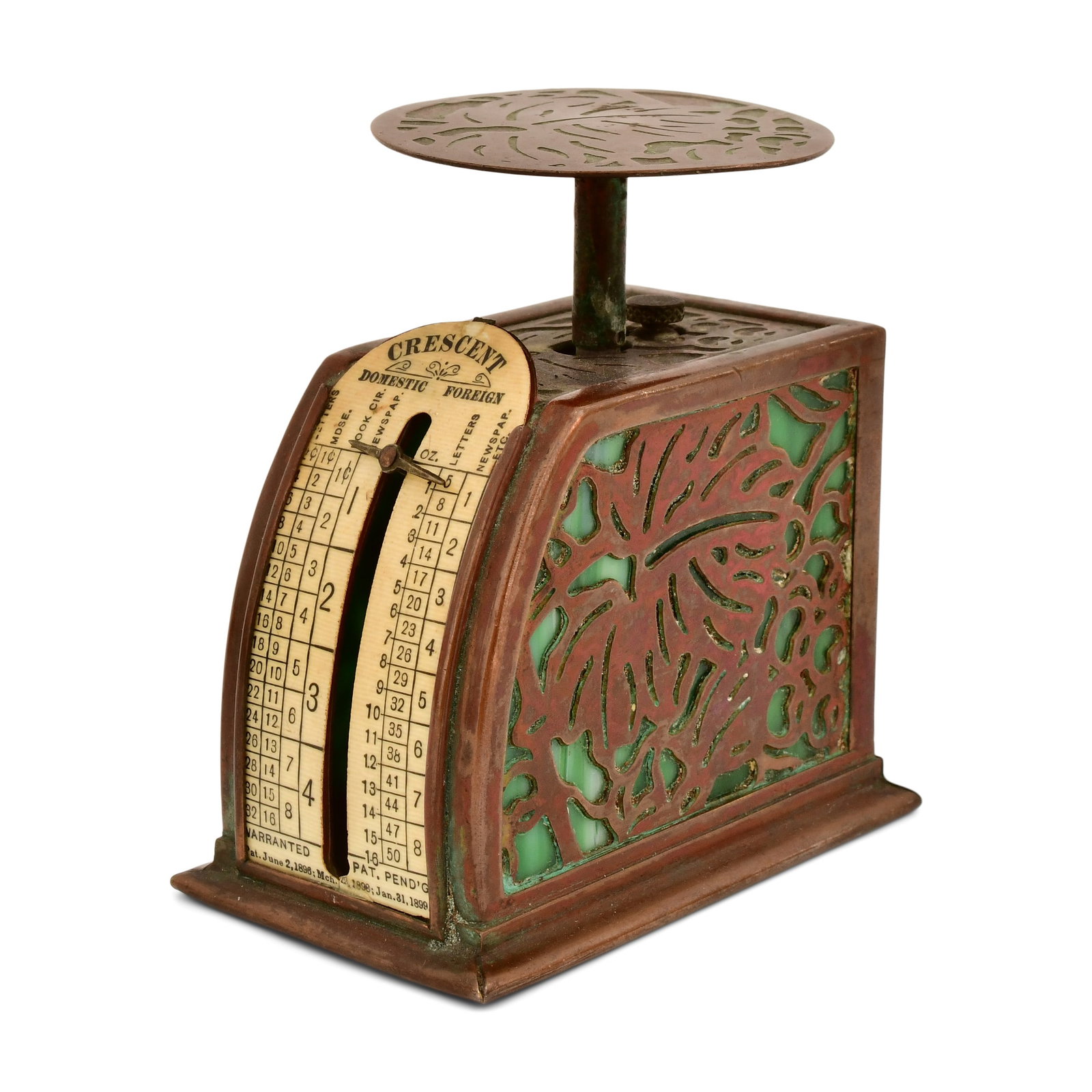Tiffany Studios "Grapevine" Postage Scale - 2