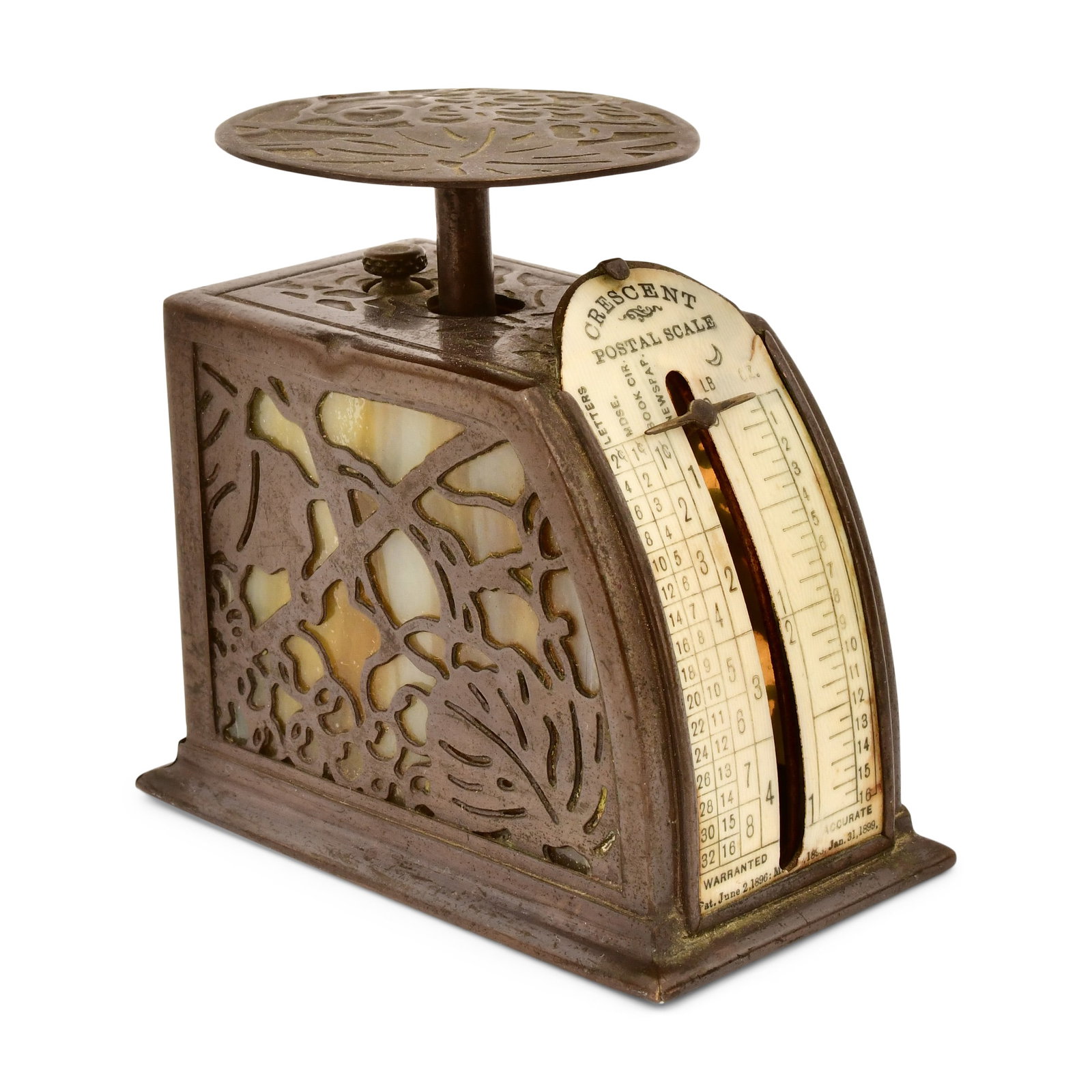 Tiffany Studios "Grapevine" Postage Scale - 2