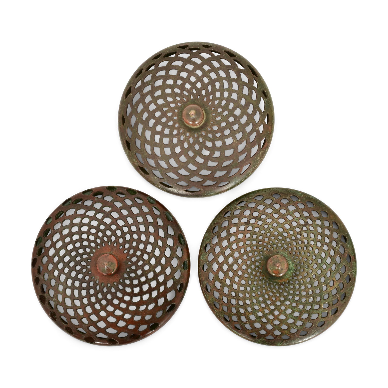 Tiffany Studios, Three Heat Caps - 2
