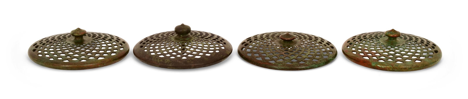 Tiffany Studios, Four Heat Caps (1 of 7)