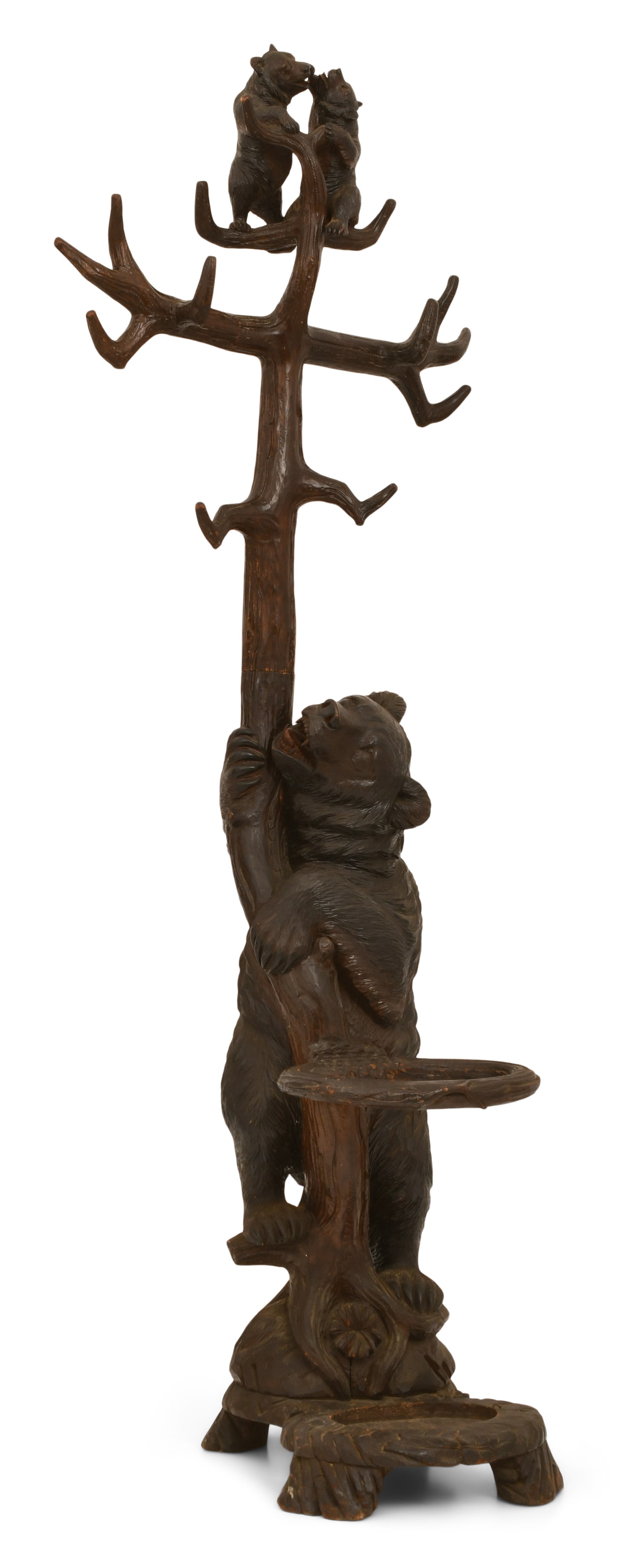Black Forest Carved Wood Bear Hall Tree (1 of 1)