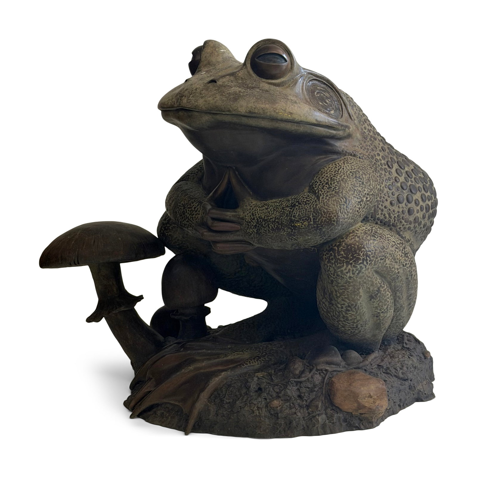 Kim Kori (American, 20th Century), A Large Bronze Figure of a Frog, "Spellbound" (1 of 1)