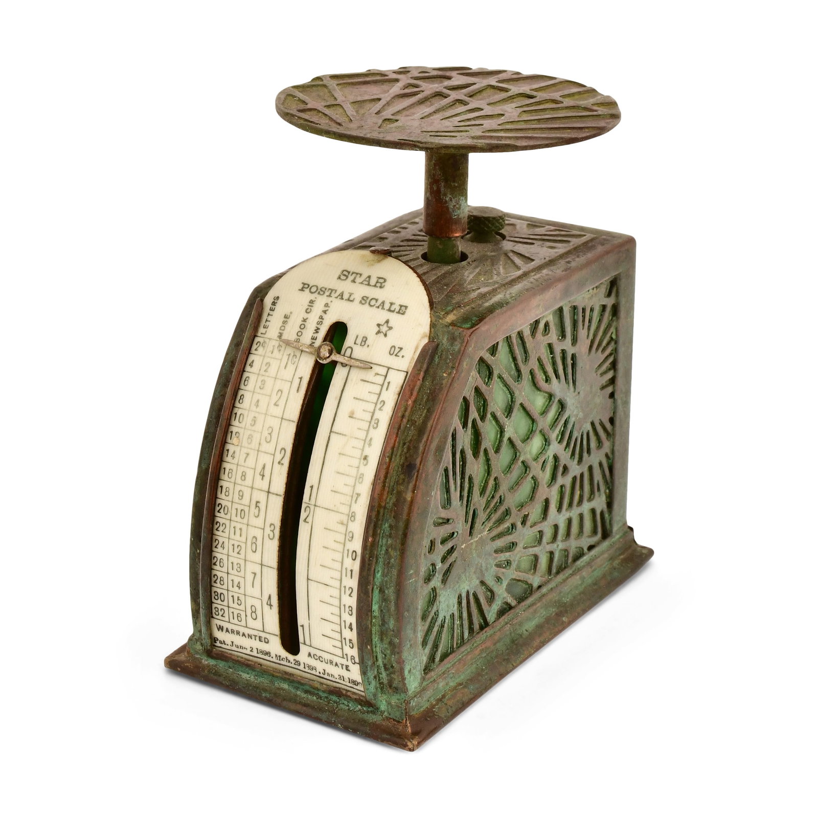 Tiffany Studios "Pine Needle" Postage Scale (1 of 1)