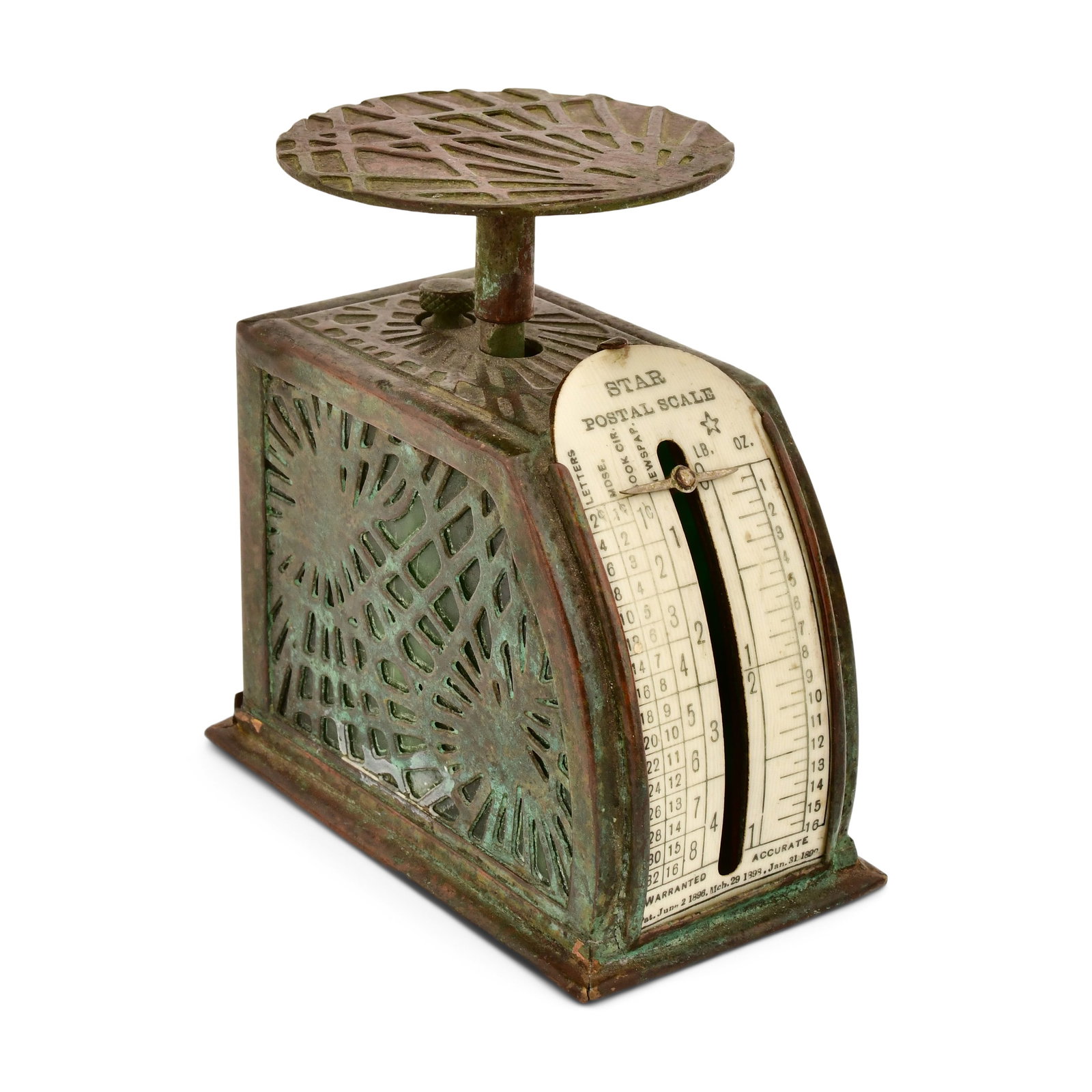 Tiffany Studios "Pine Needle" Postage Scale - 2