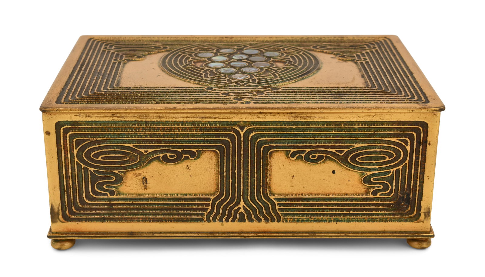 Tiffany Studios "Abalone" Jewelry Box (1 of 1)