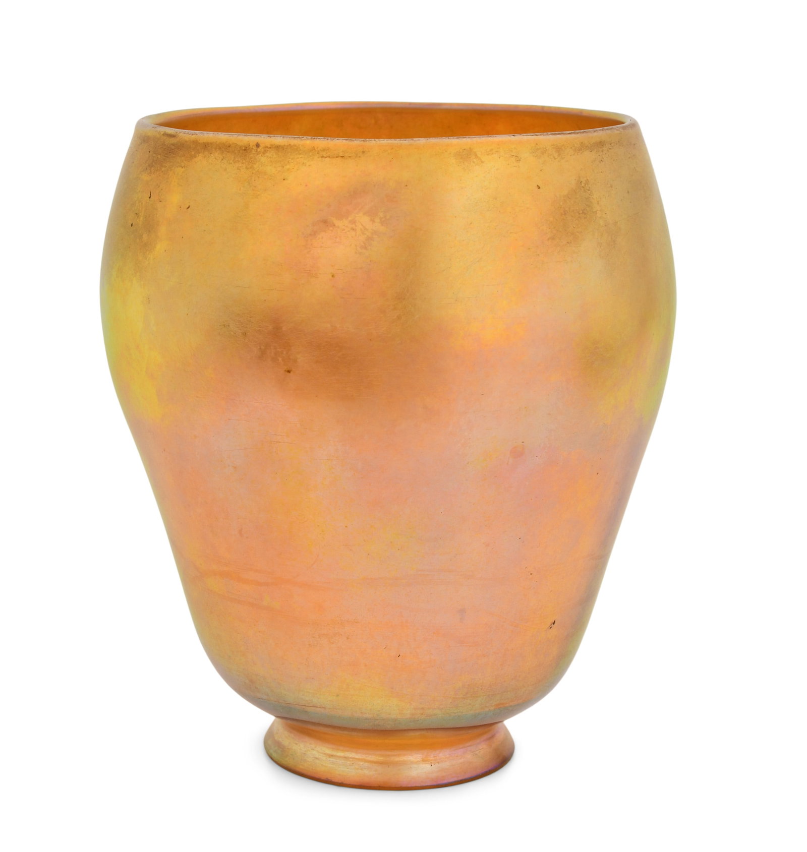 Tiffany Studios Favrile Glass Shade: Tiffany Studios Shade circa 1910 favrile glass engraved "L.C.T." 5 1/2 x 4 1/2 inches Provenance: Private Collection, New Jersey Other Notes: Fontaine's Auction Gallery can arrange shipping for this