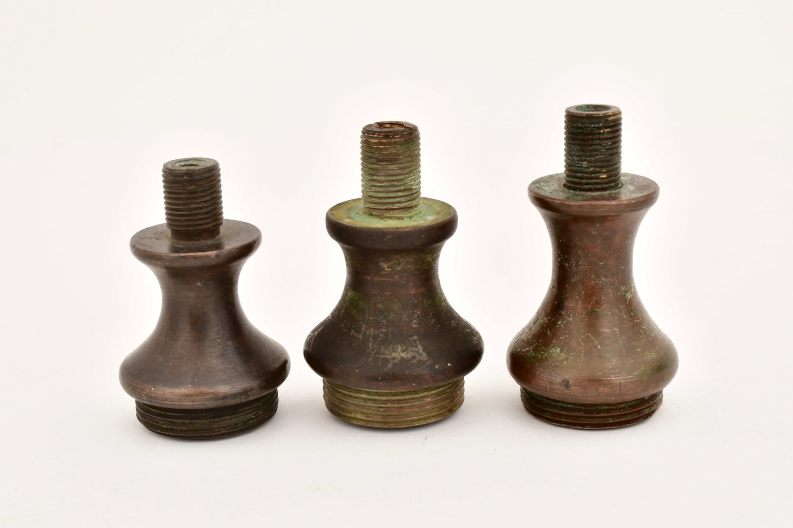 Tiffany Studios, Three Risers, Ring & "Spider" Heat Cap - 3