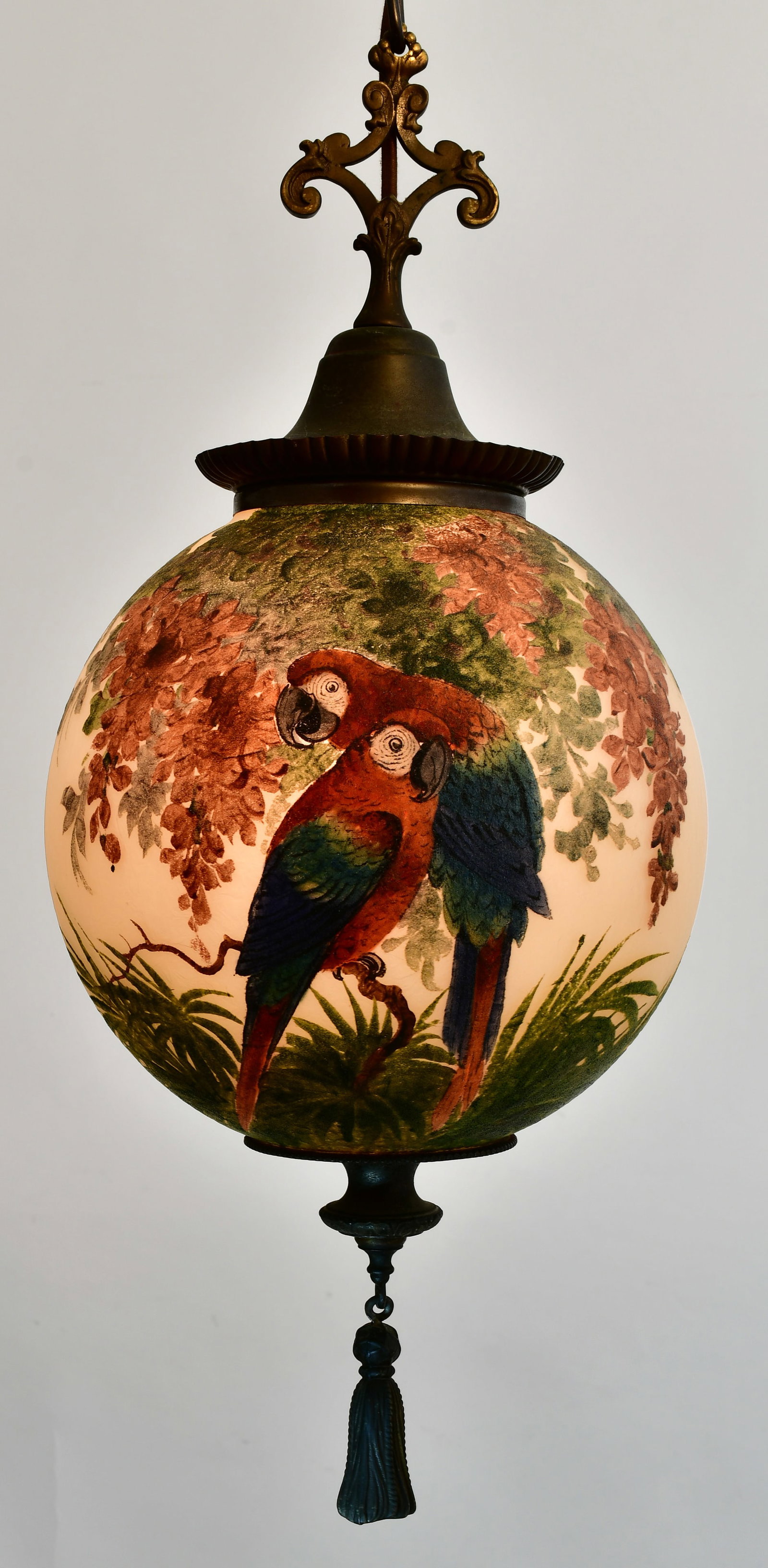 Handel "Double Parrot" Globe Ceiling Light - 3