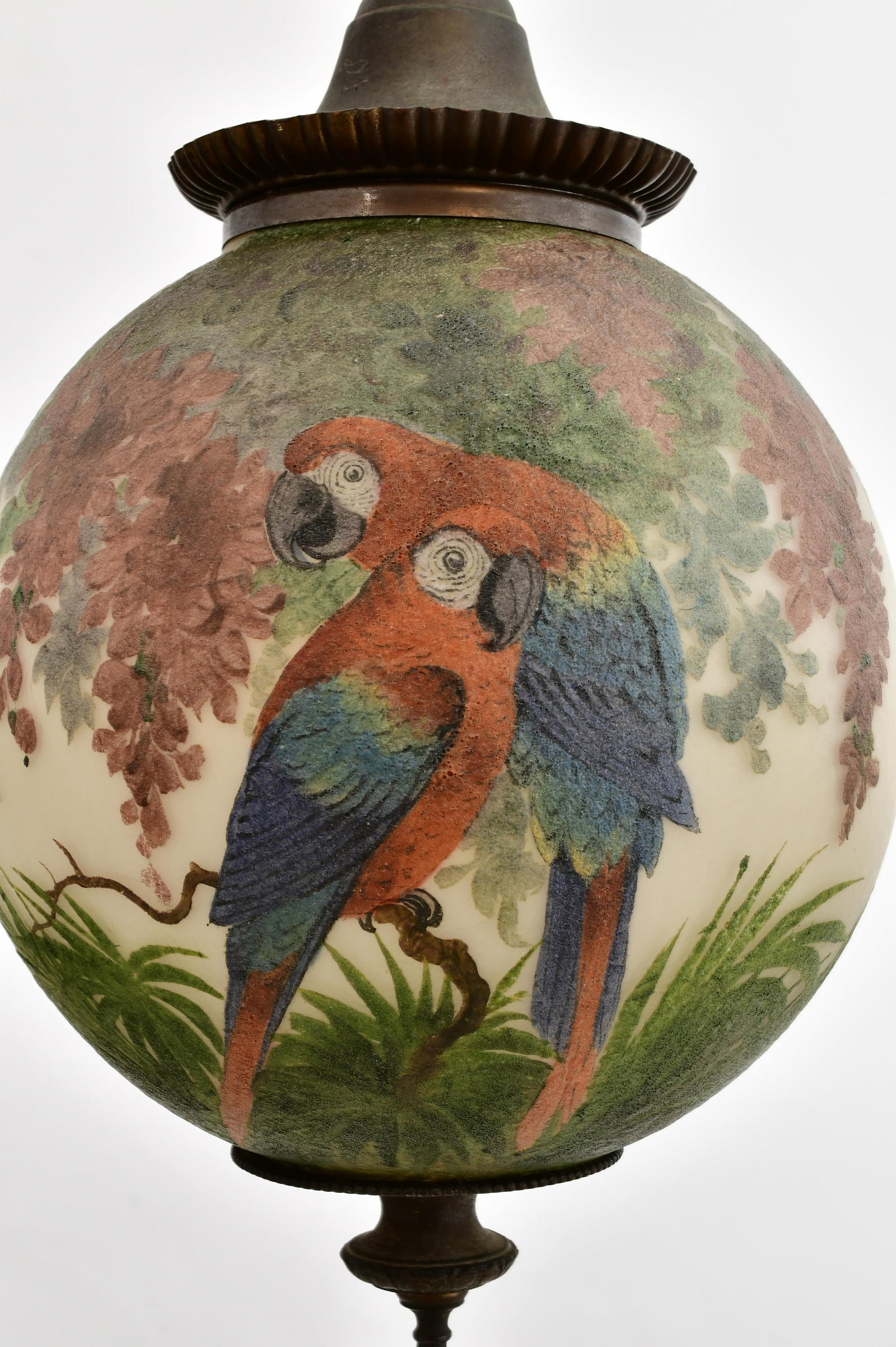 Handel "Double Parrot" Globe Ceiling Light - 5