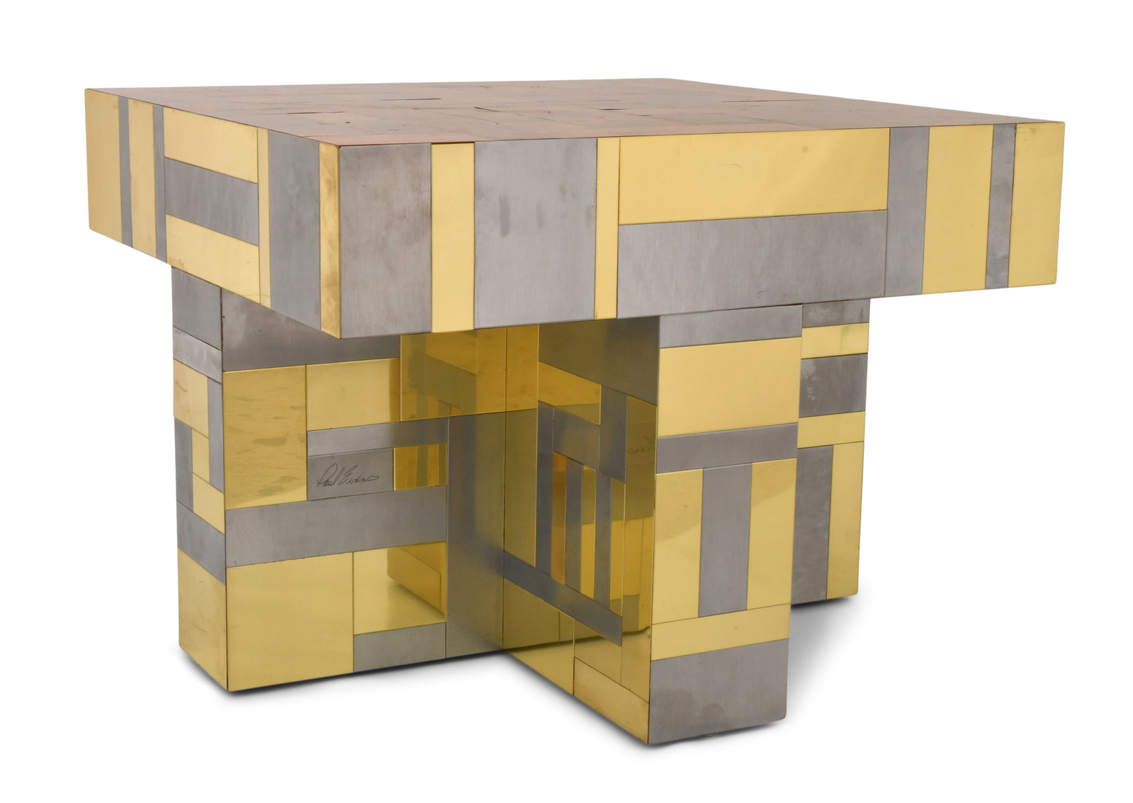 Paul Evans (1931-1987), "Cityscape" Occasional Table (1 of 1)