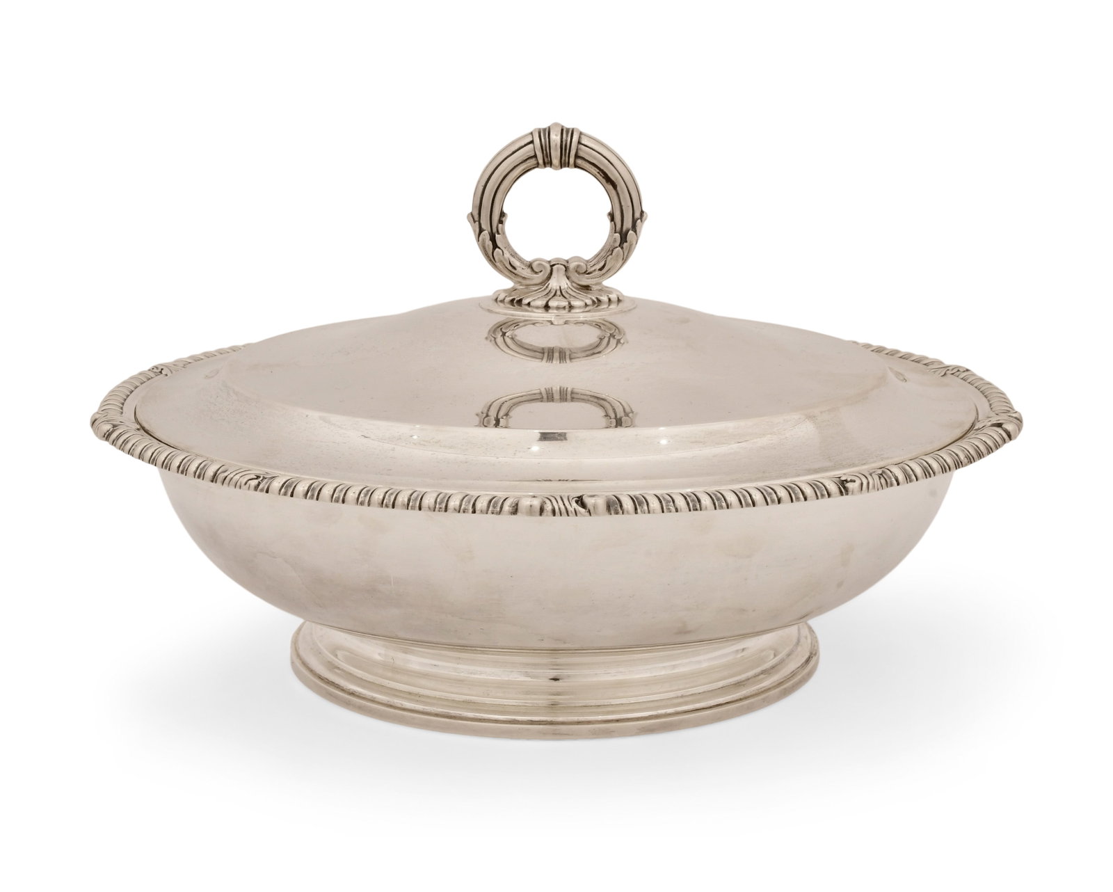 Tiffany & Co. Sterling Silver Covered Tureen: Tiffany & Co. (New York, est. 1837) Covered Tureen 20th century sterling silver marked "Tiffany & Co. / Makers / Sterling Silver / 23773 / L" 6 1/2 x 10 3/4 inches 50.395 troy ounces Provenanc