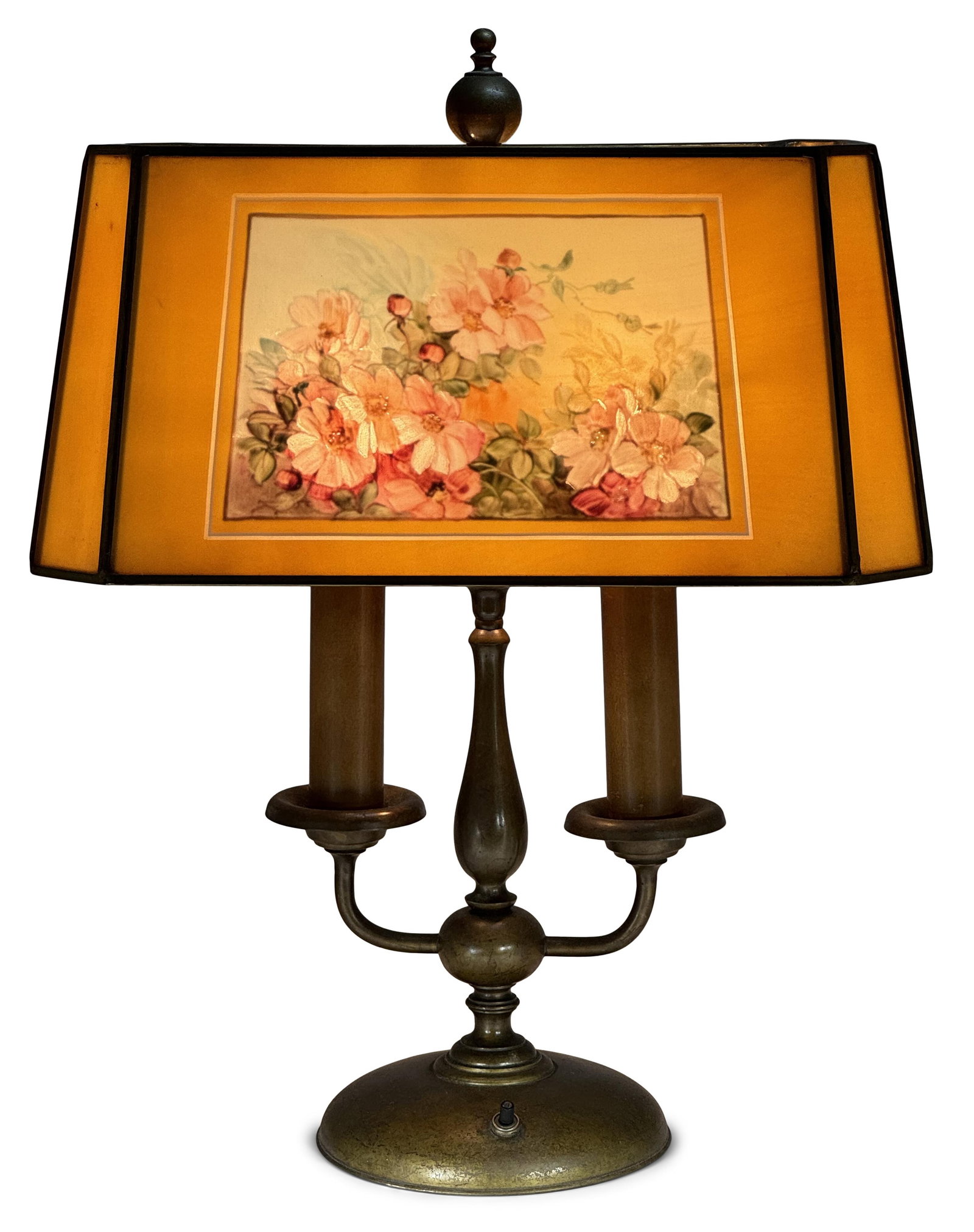 Handel Floral Candelabra Table Lamp (1 of 1)