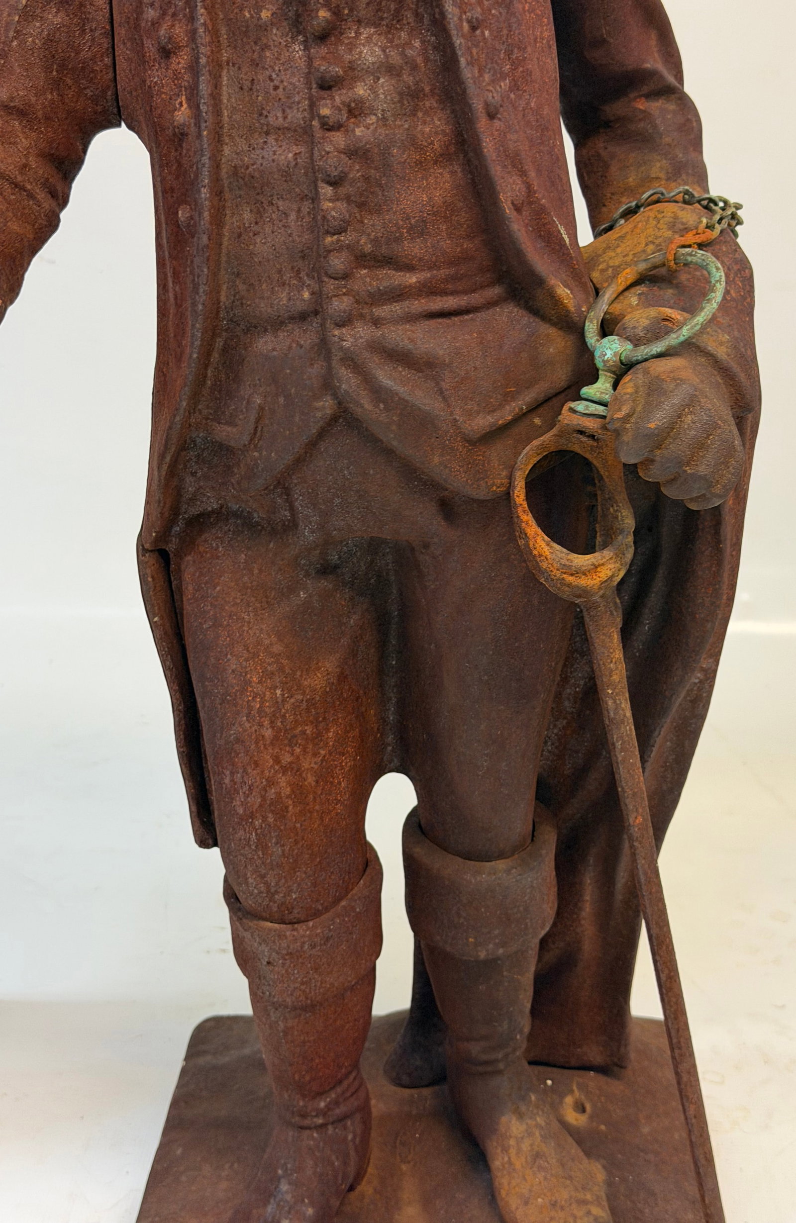 A Pair of American Cast Iron George Washington Boundary Markers - 4