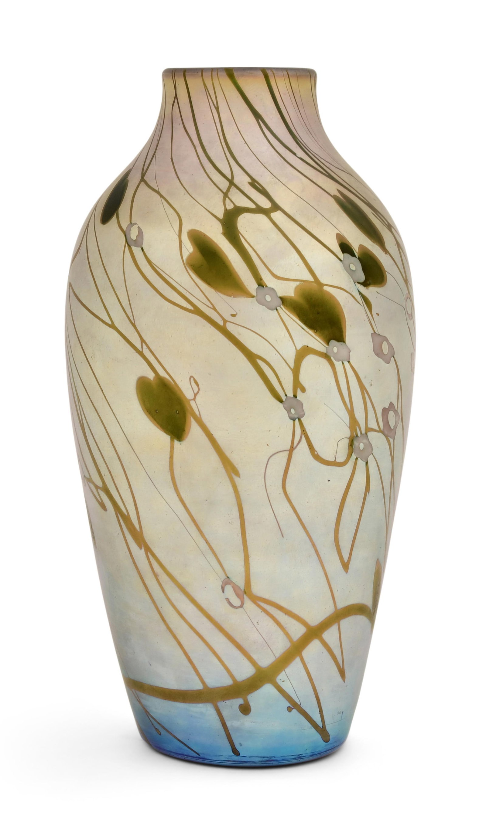Steuben Aurene Glass "Millefiori" Vase (1 of 6)