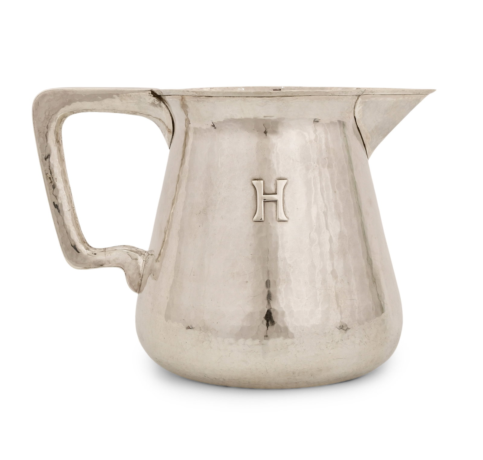 Lebolt Hammered Sterling Silver Pitcher (1 of 6)