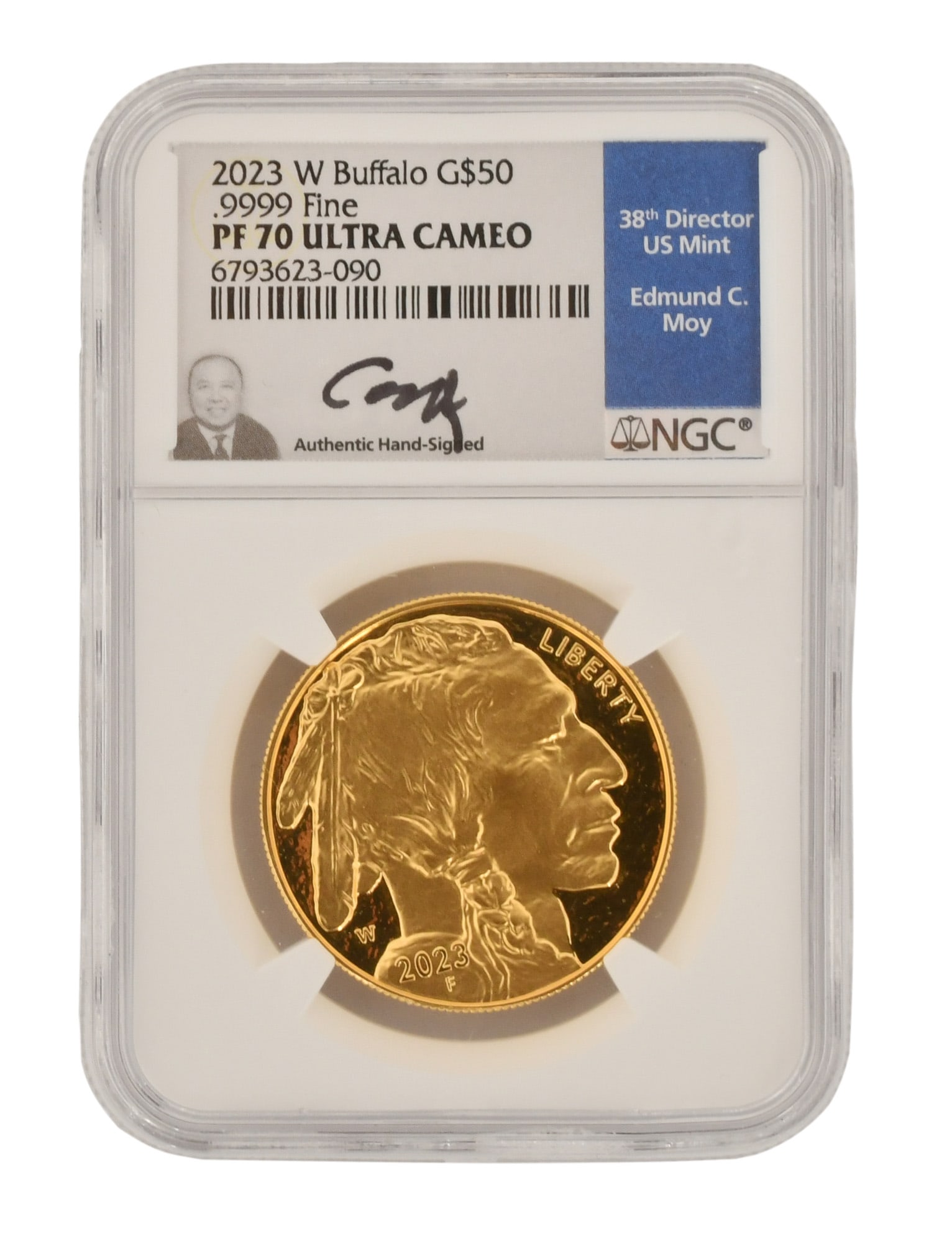 2023-W Buffalo $50 Gold Coin, NGC PF70: 2023-W Buffalo $50 Gold Coin, NGC PF70 Other Notes: Fontaine's Auction Gallery can arrange shipping for this item (USA only).