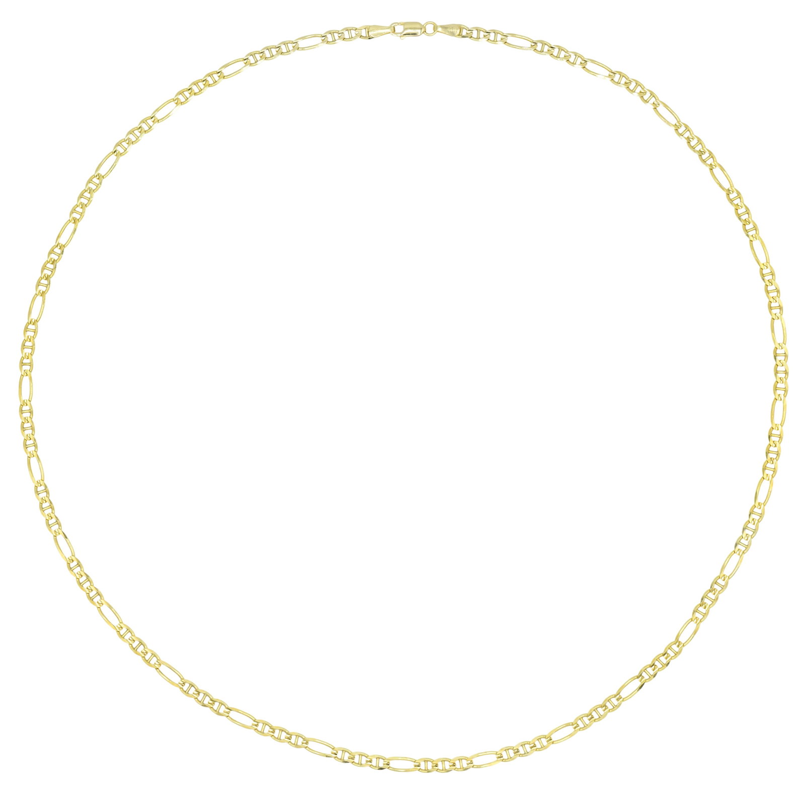 14K Yellow Gold Chain Necklace: 14K Yellow Gold Chain Necklace • 23 7/8 inches (length) • 8.5 dwt (total weight) Provenance: Private Collection, New Jersey Other Notes: Fontaine's Auction Gallery can arrange shipping for