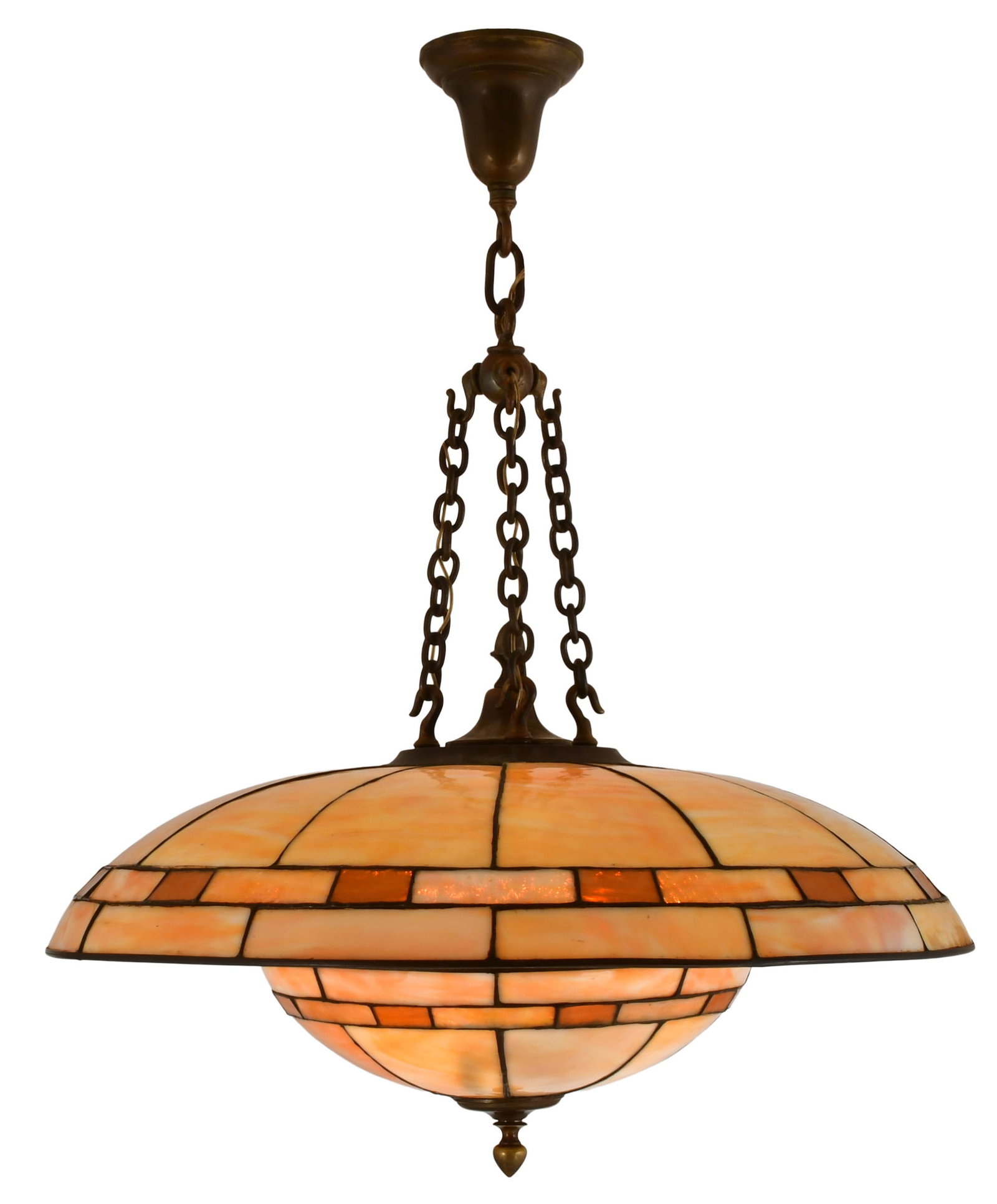 Duffner & Kimberly Arts & Crafts Chandelier with Diffuser (1 of 5)