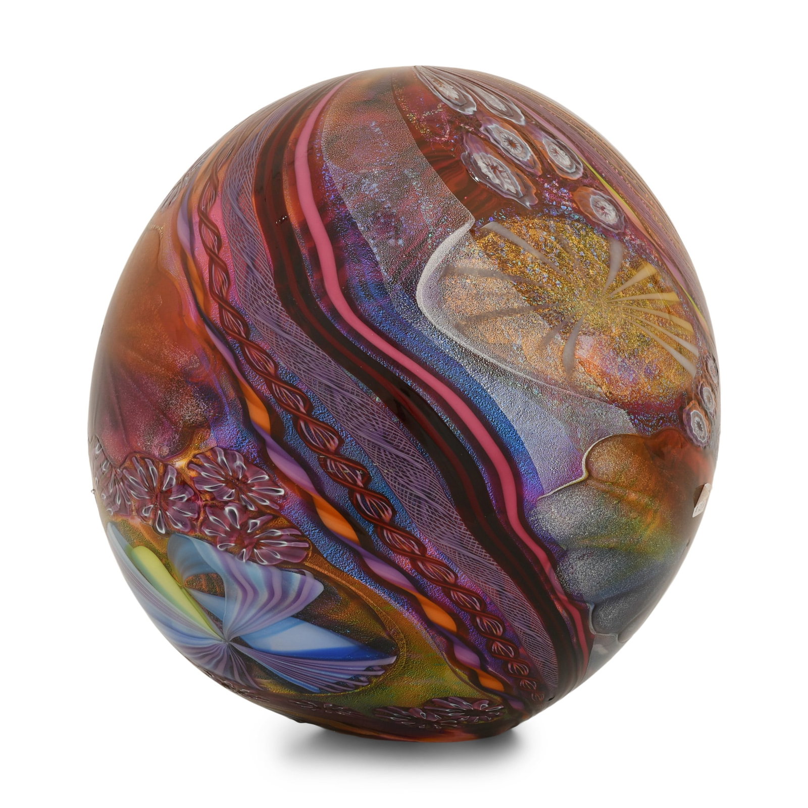James Nowak (American, b. 1956), Blown Glass Sphere (1 of 6)
