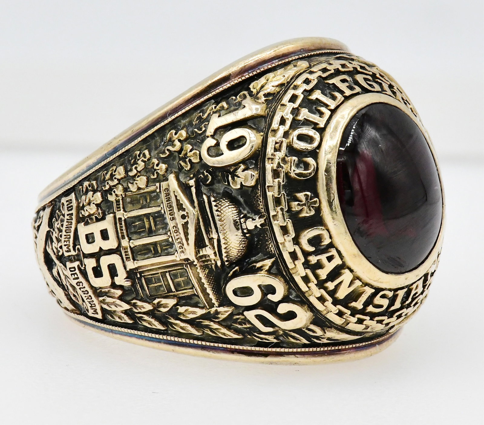 10K Yellow Gold & Ruby Class Ring - 4