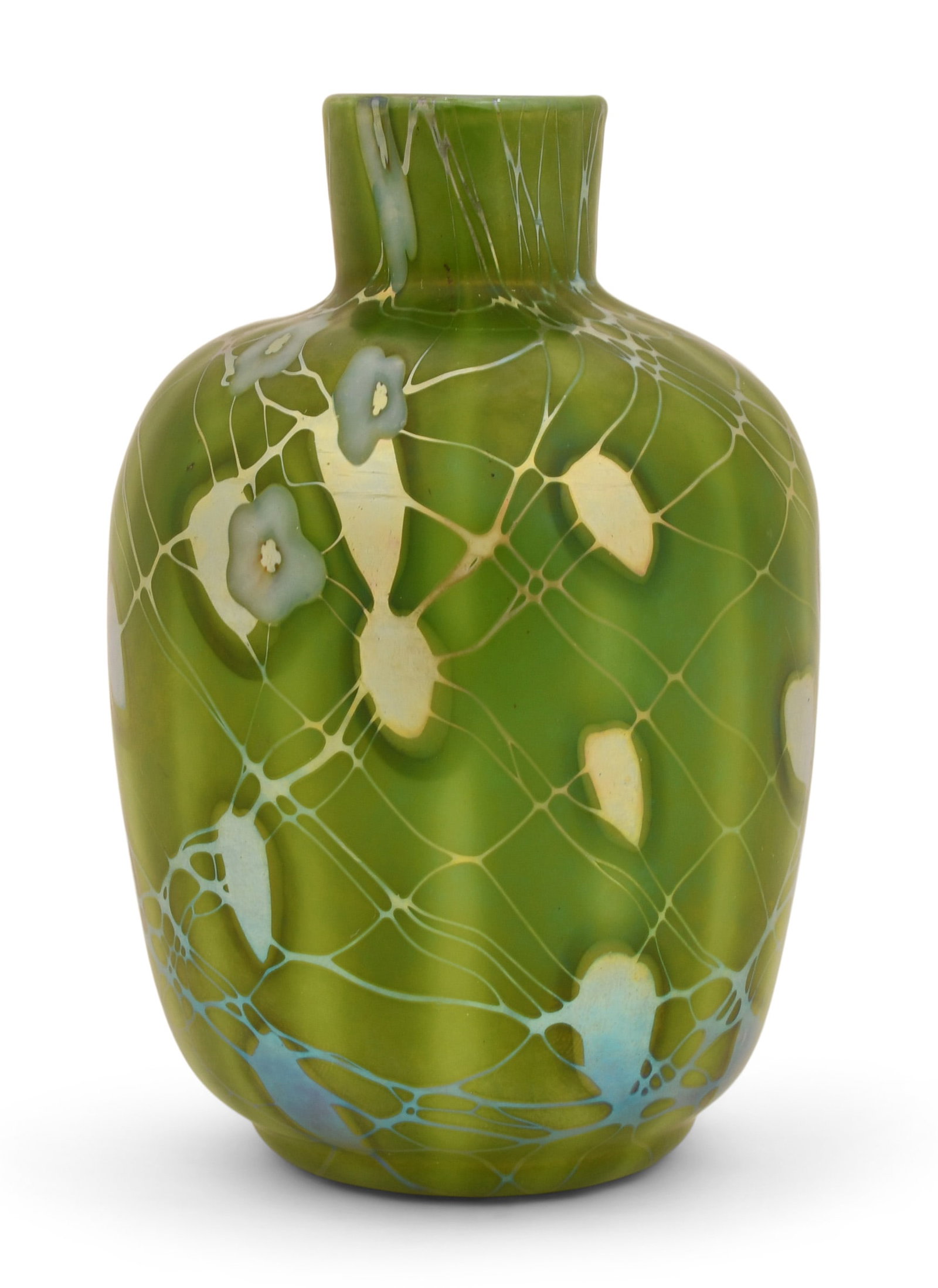 Steuben Aurene Glass "Millefiori" Vase (1 of 1)