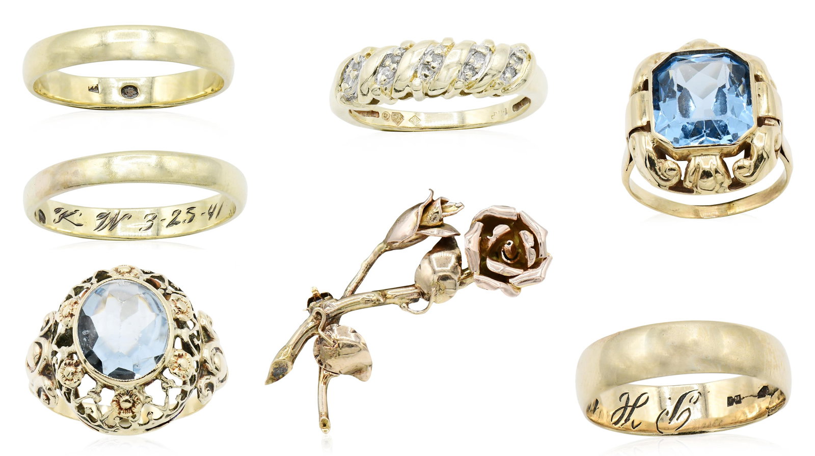 Group of Gold Jewelry (1 of 8)