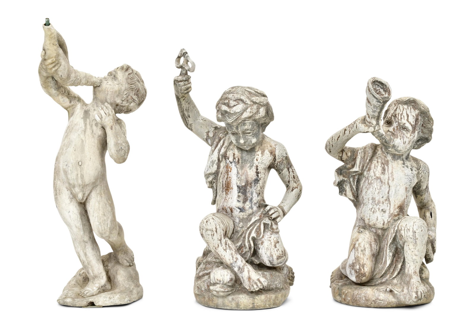 Three American Lead Figures of Putti (1 of 1)