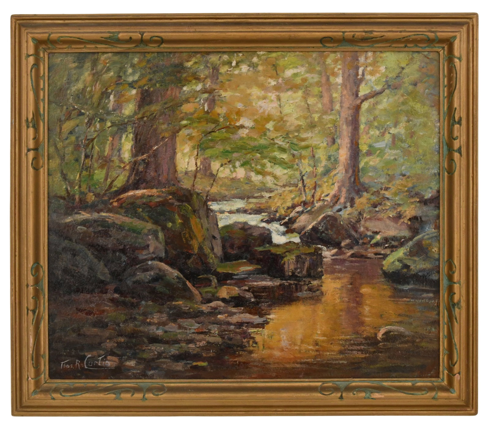 Thomas R. Curtin (Massachusetts, 1899-1977), Landscape with Stream (1 of 5)