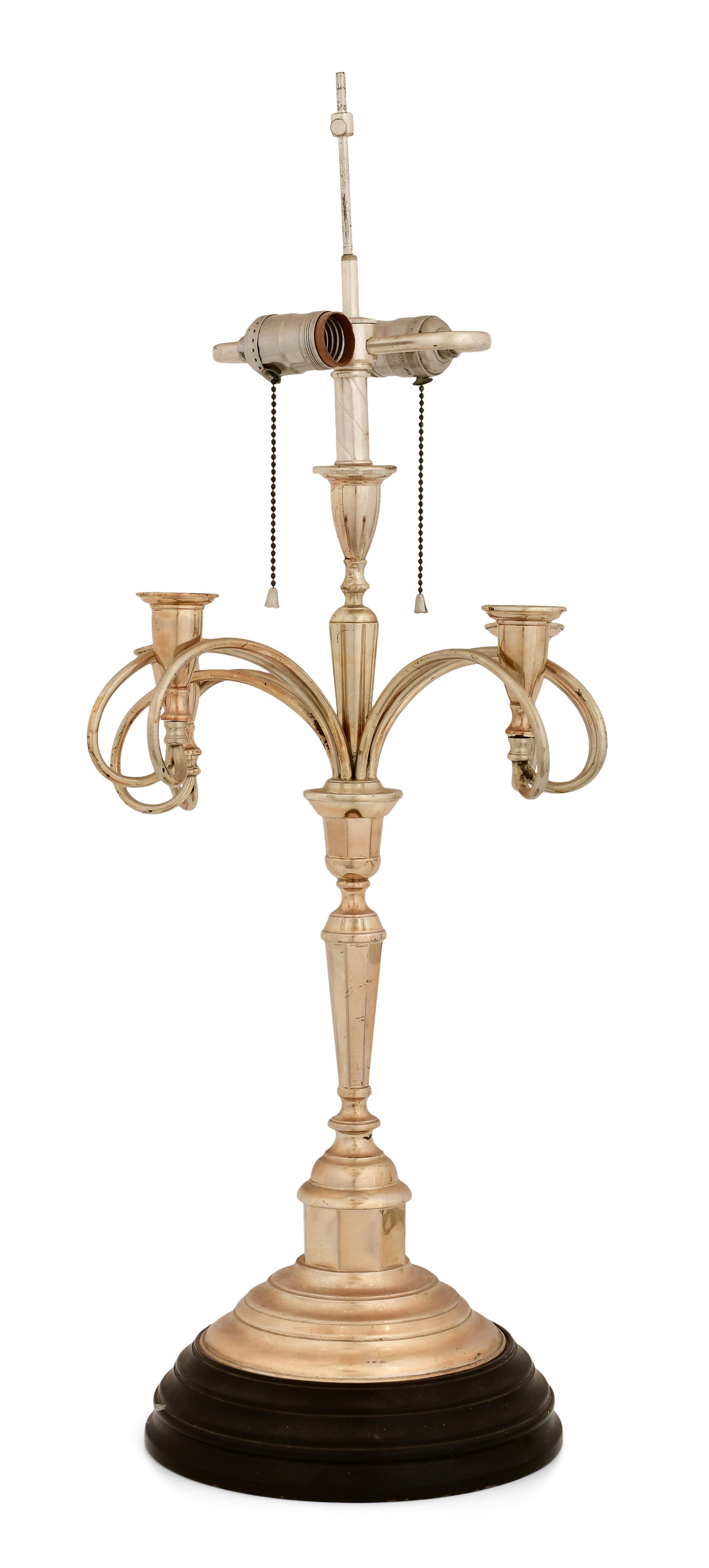 Continental .800 Silver Candelabra Lamp (1 of 1)